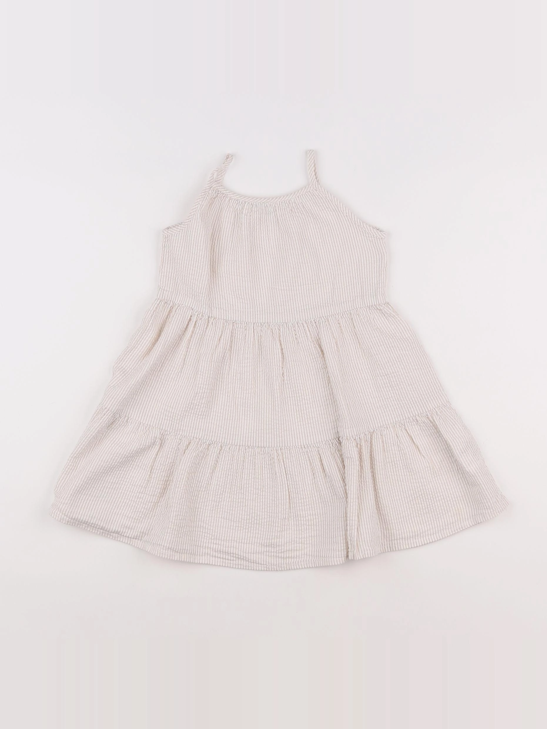 H&M - robe blanc, beige - 2 ans