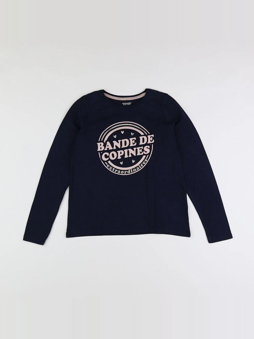 Vertbaudet - tee-shirt bleu - 10 ans
