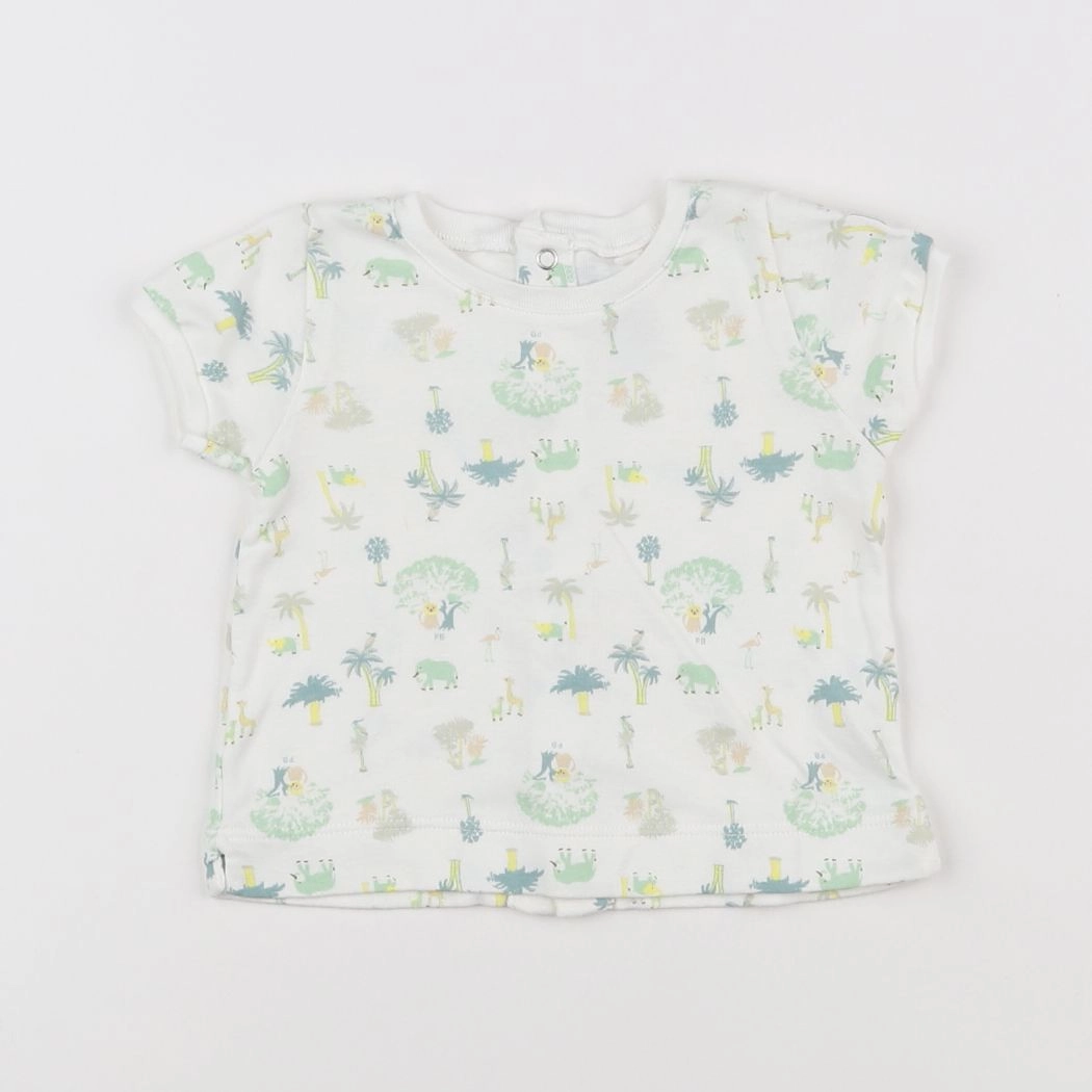 Petit Bateau - tee-shirt multicolore - 6 mois