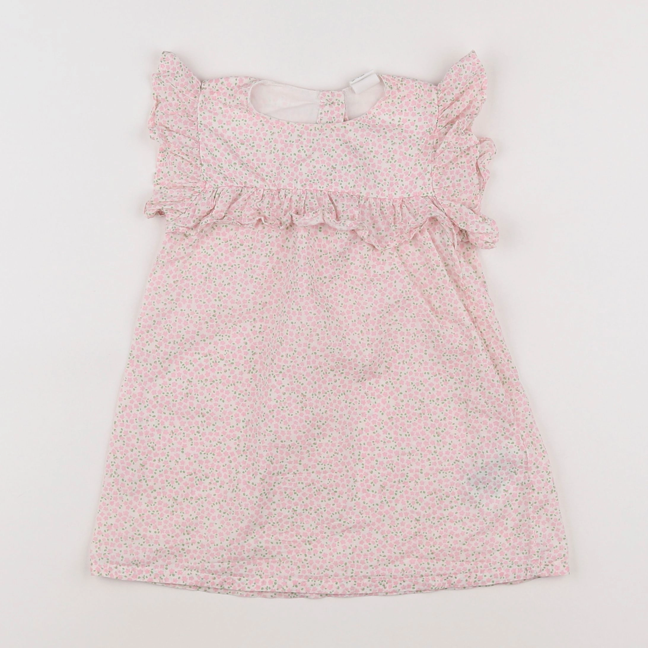 H&M - robe rose - 9/12 mois