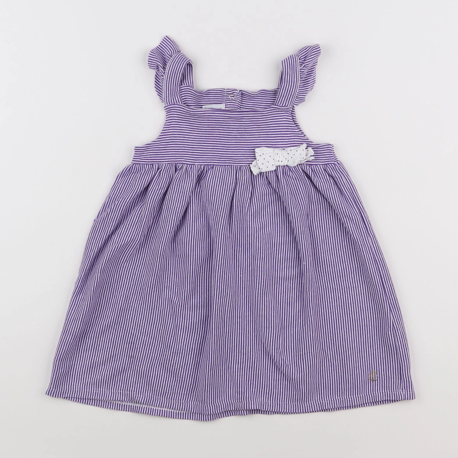 Petit Bateau - robe violet - 2 ans