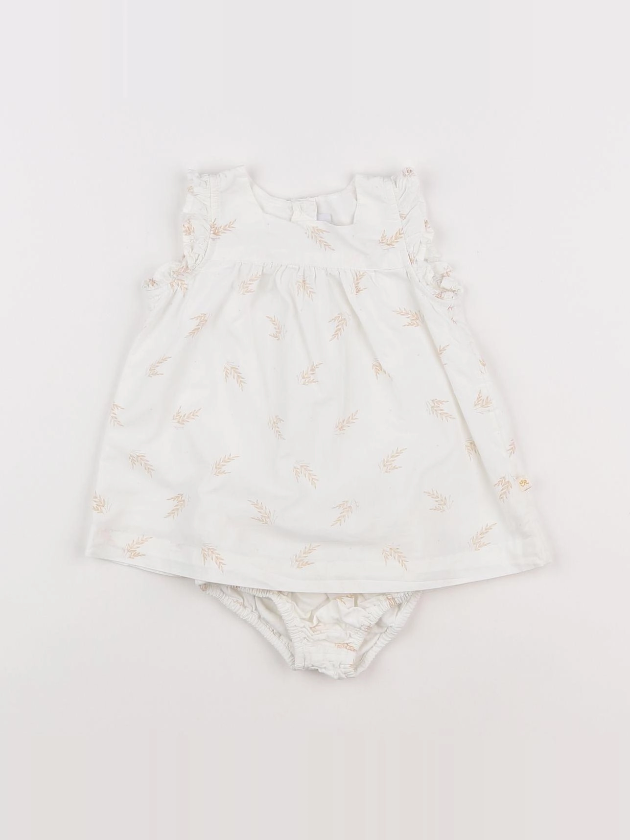 Cadet Rousselle - robe blanc - 3 mois