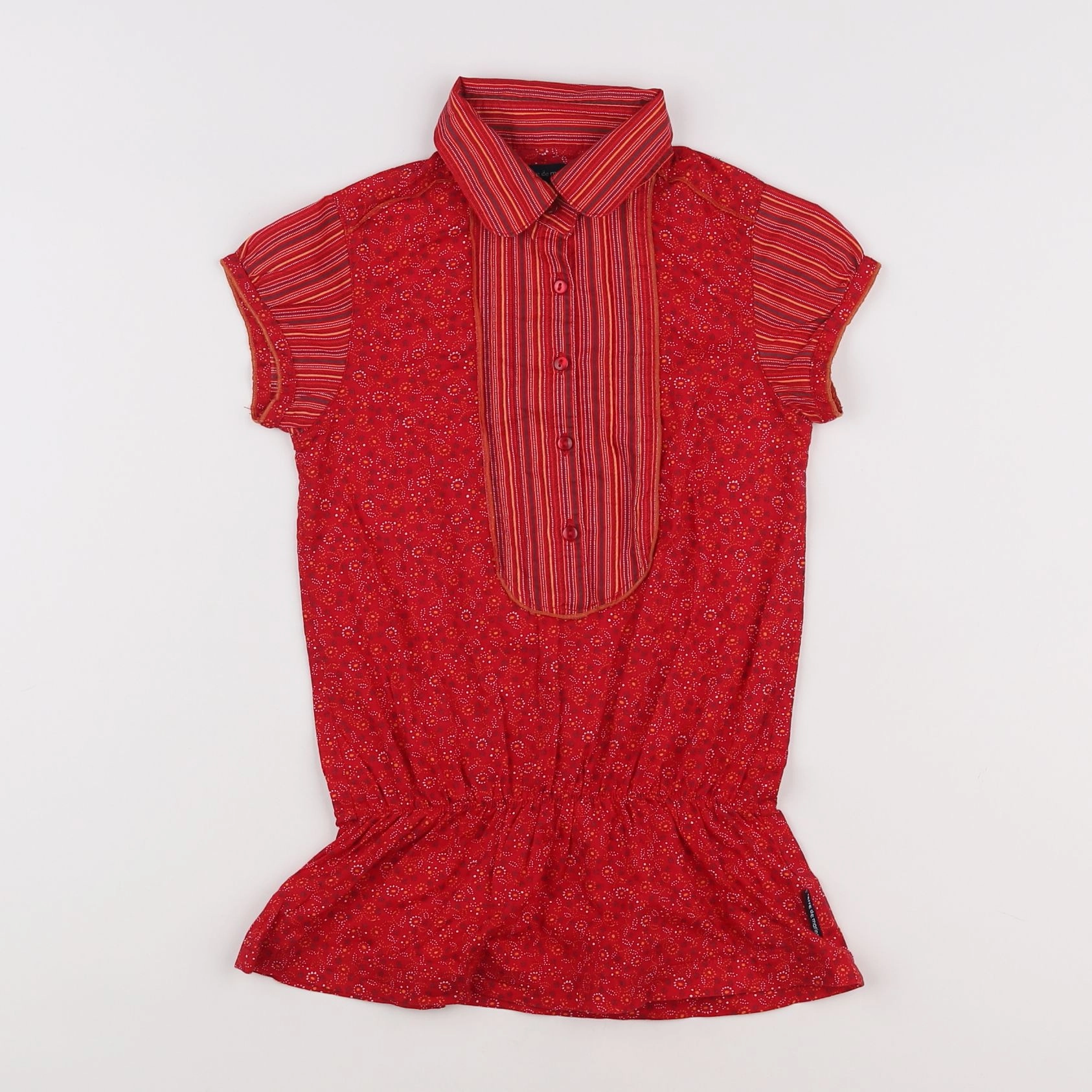 Terre de marins - blouse rouge - 5 ans