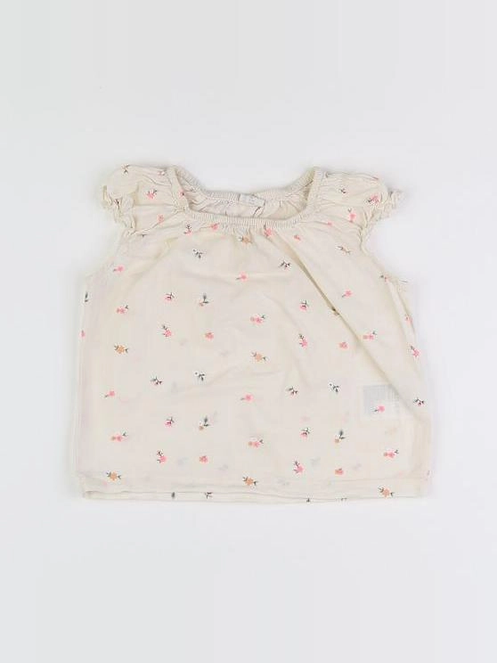 H&M - blouse beige - 6/9 mois