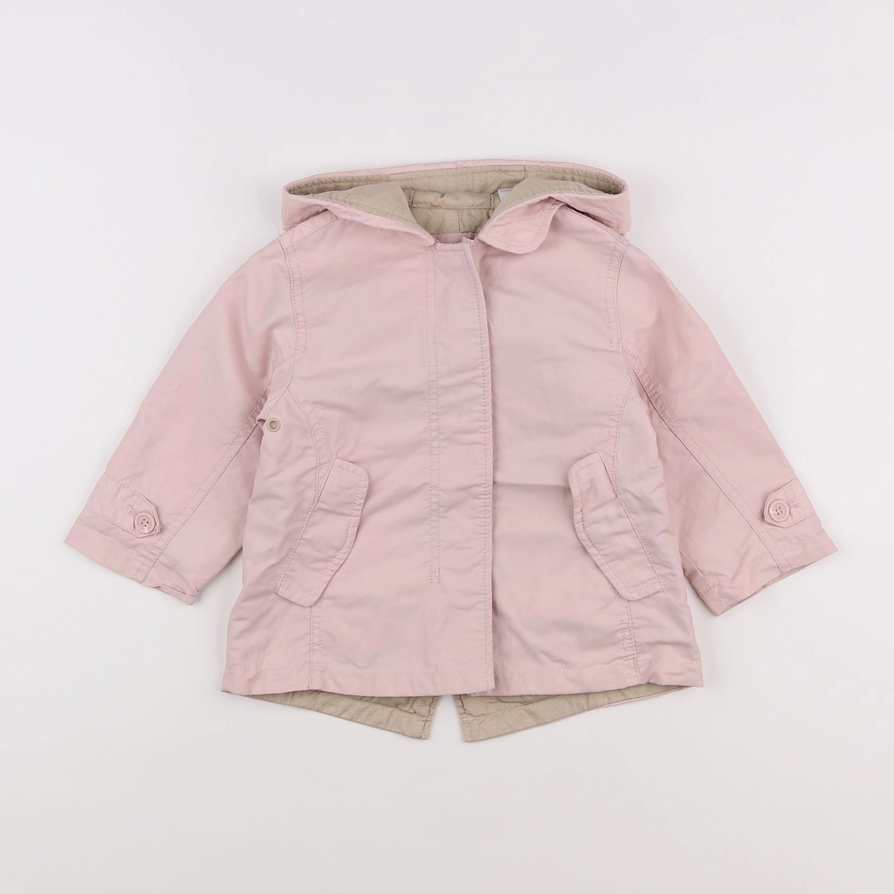 Zara - veste rose - 12/18 mois