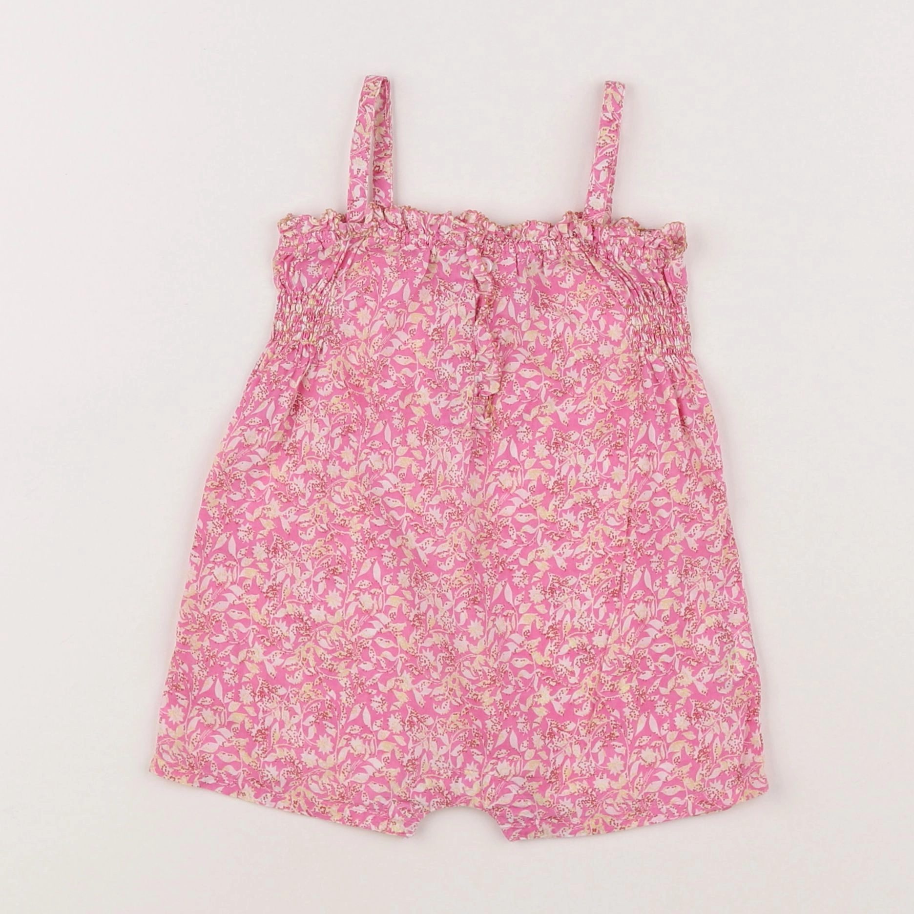 Boutchou - combinaison rose - 6 mois