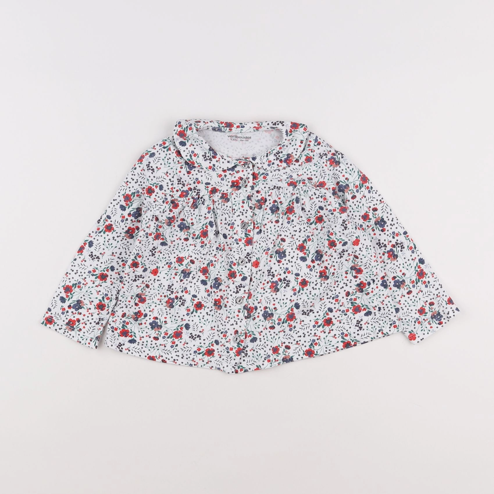 Vertbaudet - blouse multicolore - 2 ans
