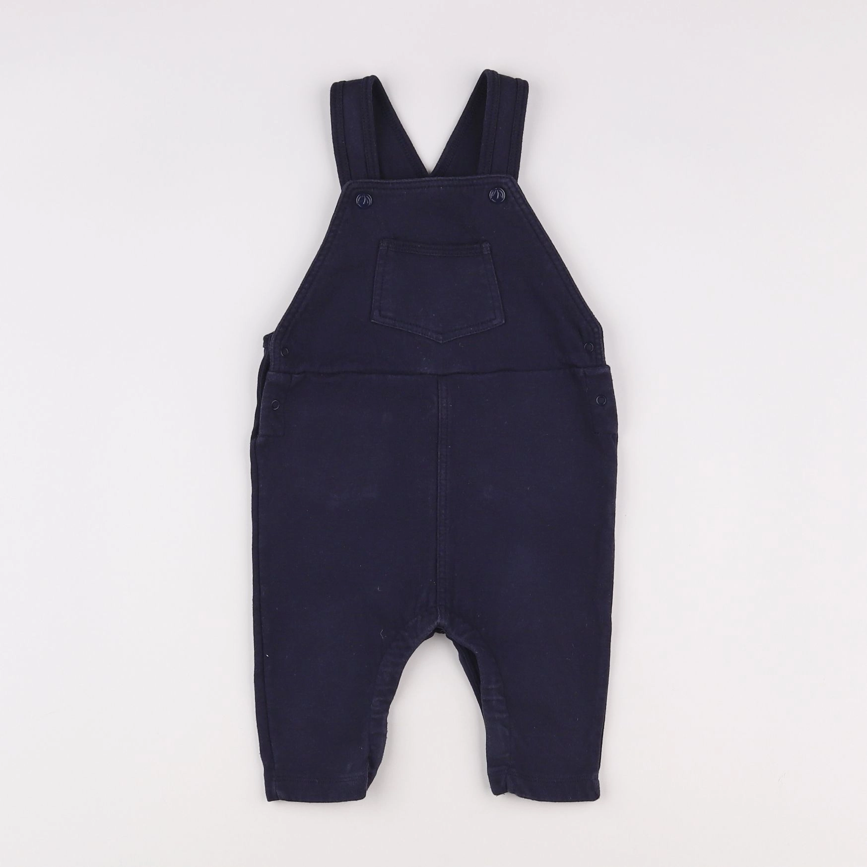 Petit Bateau - salopette bleu - 12 mois