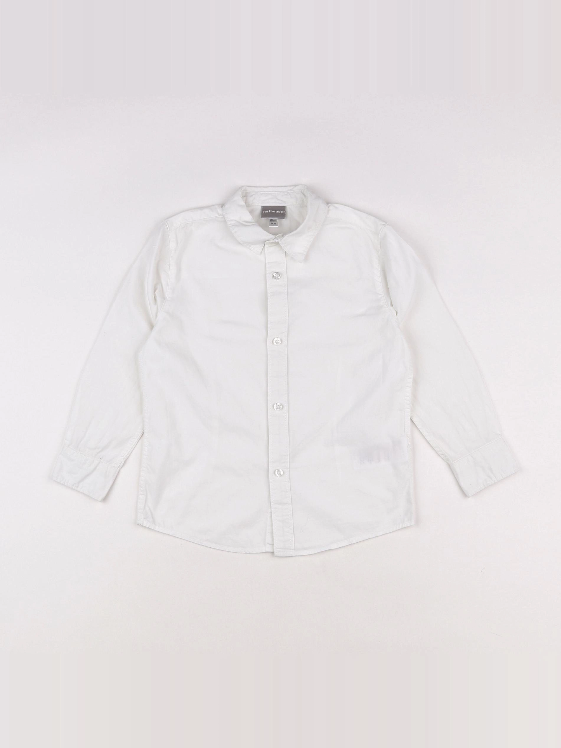 Vertbaudet - chemise blanc - 5 ans