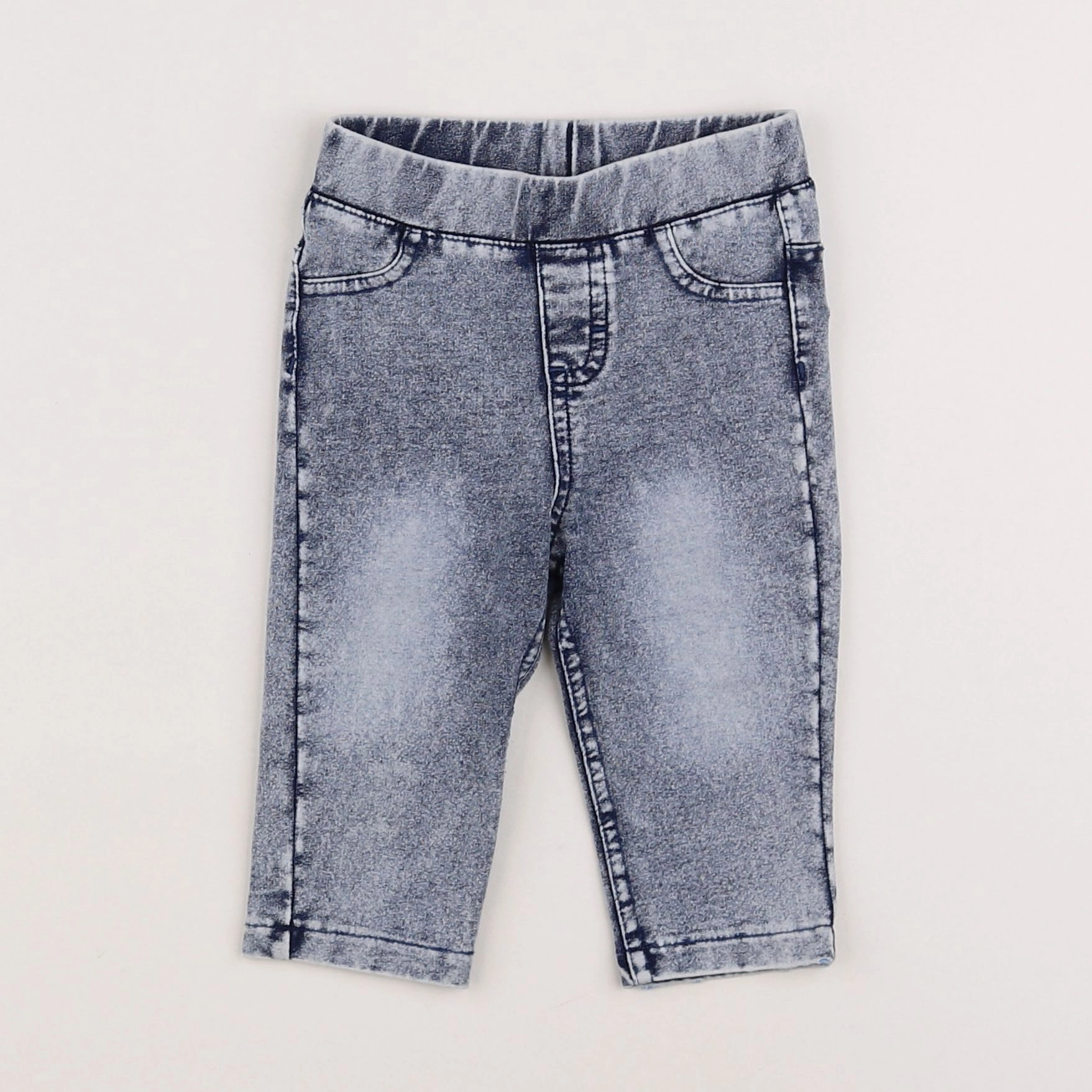 H&M - jegging bleu - 3 mois