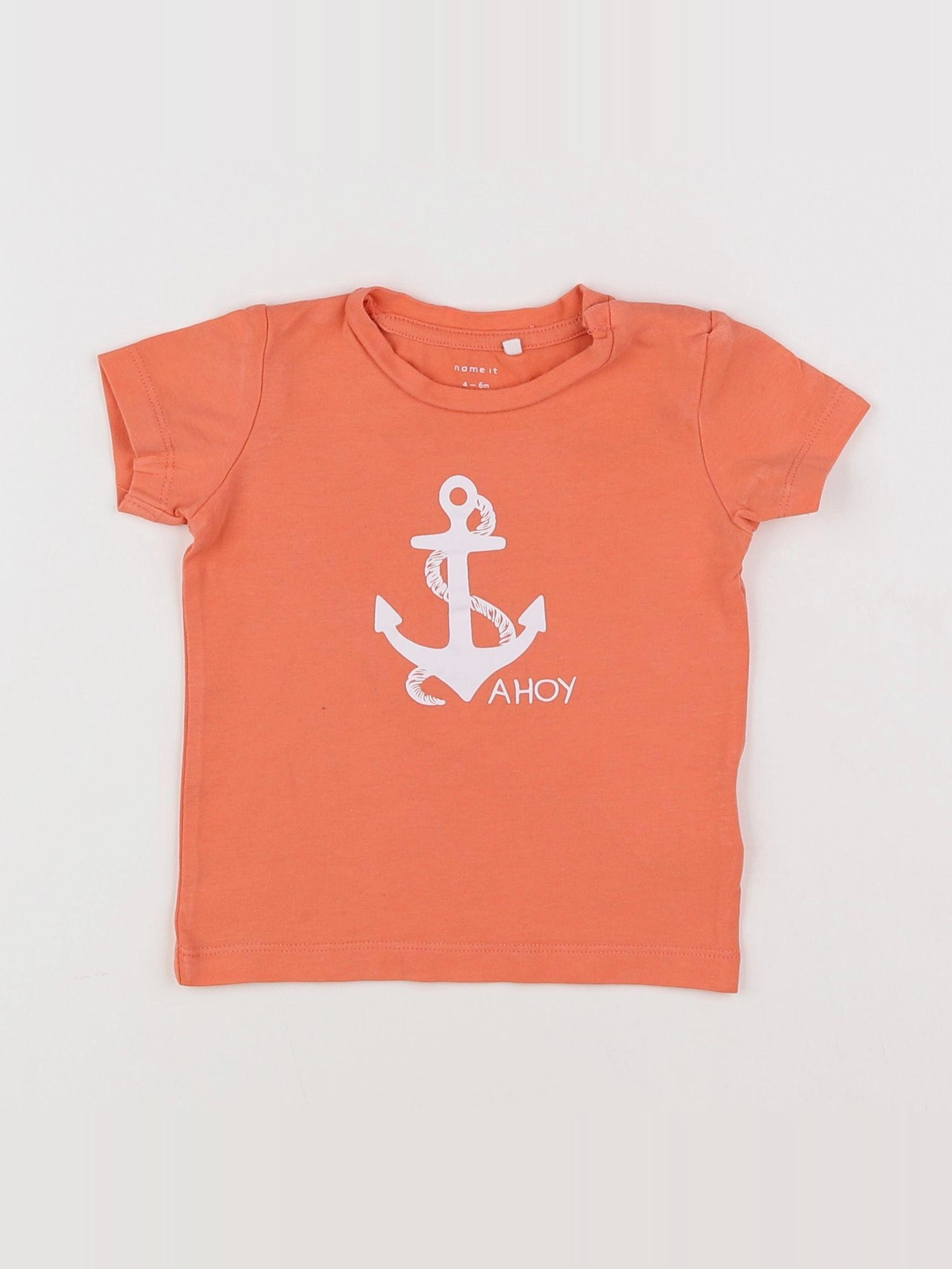 Name it - tee-shirt orange - 3/6 mois