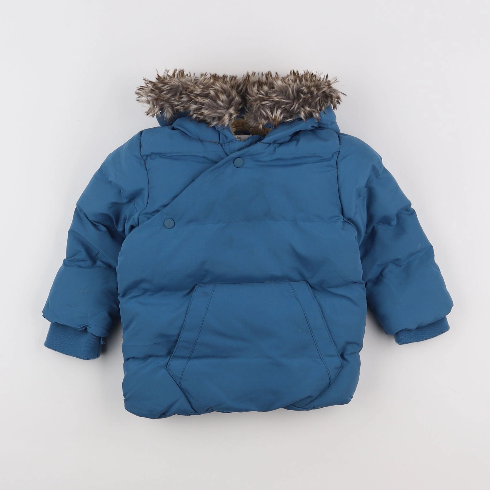 Vertbaudet - doudoune bleu - 18 mois