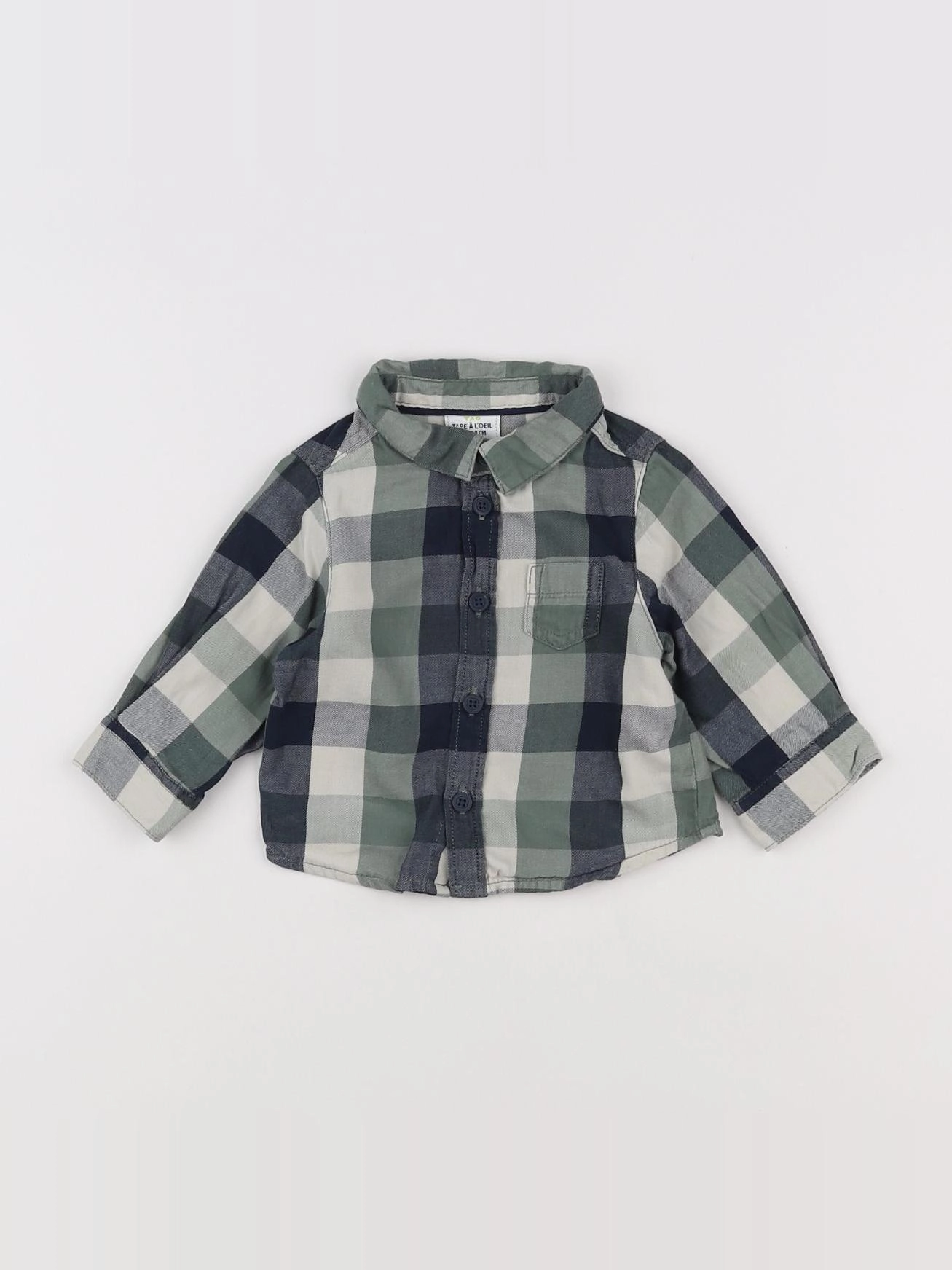 Tape à l'oeil - chemise gris, multicolore - 3 mois