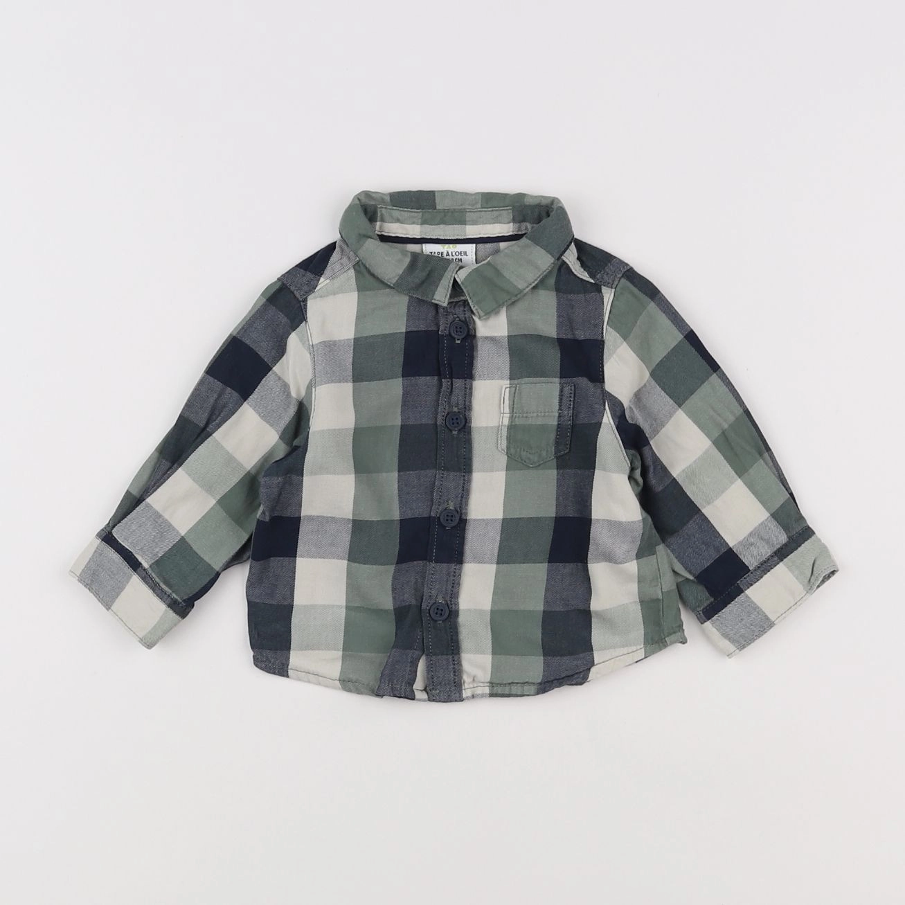 Tape à l'oeil - chemise gris, multicolore - 3 mois