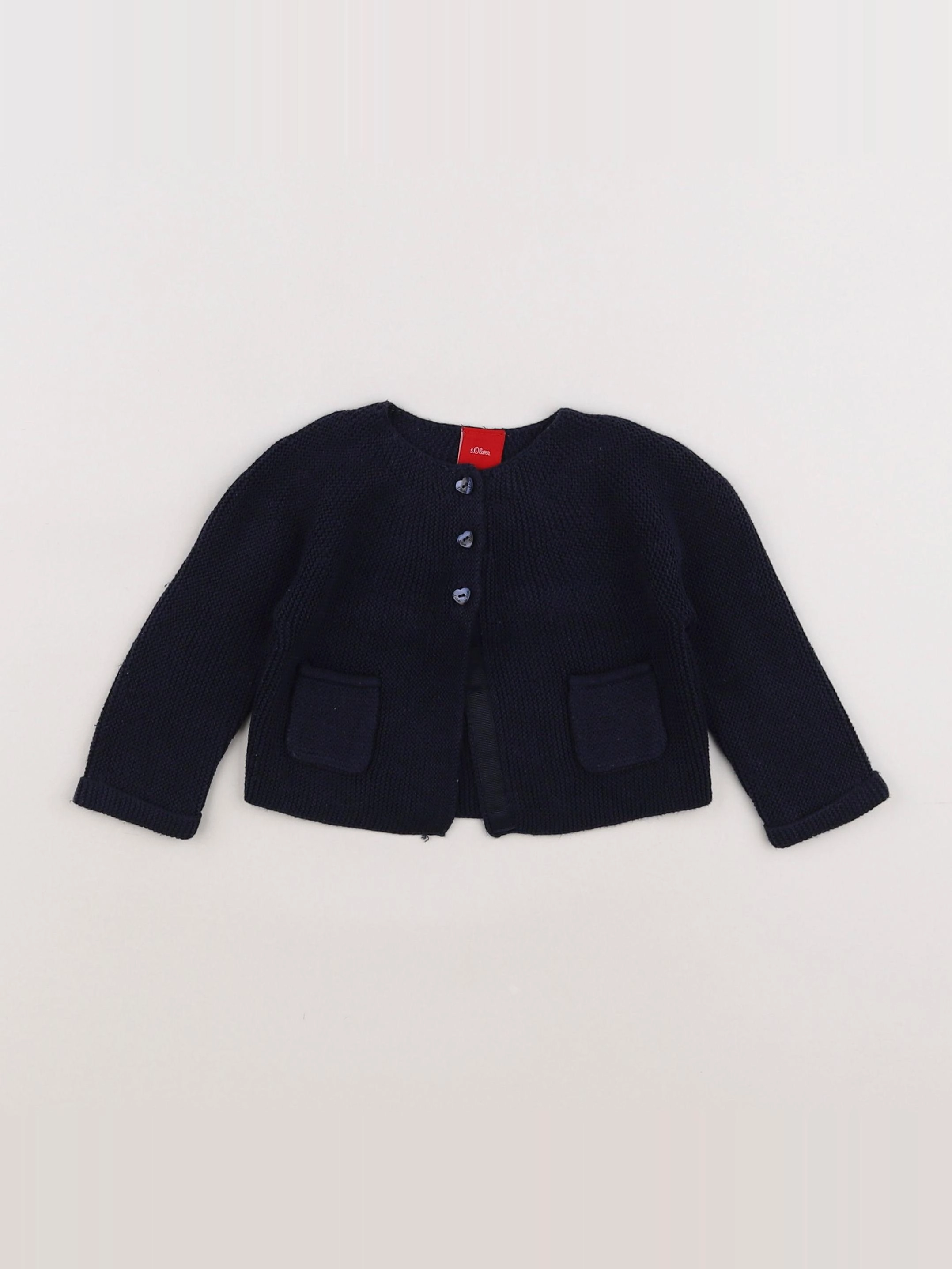 s.Oliver - gilet bleu - 6 mois