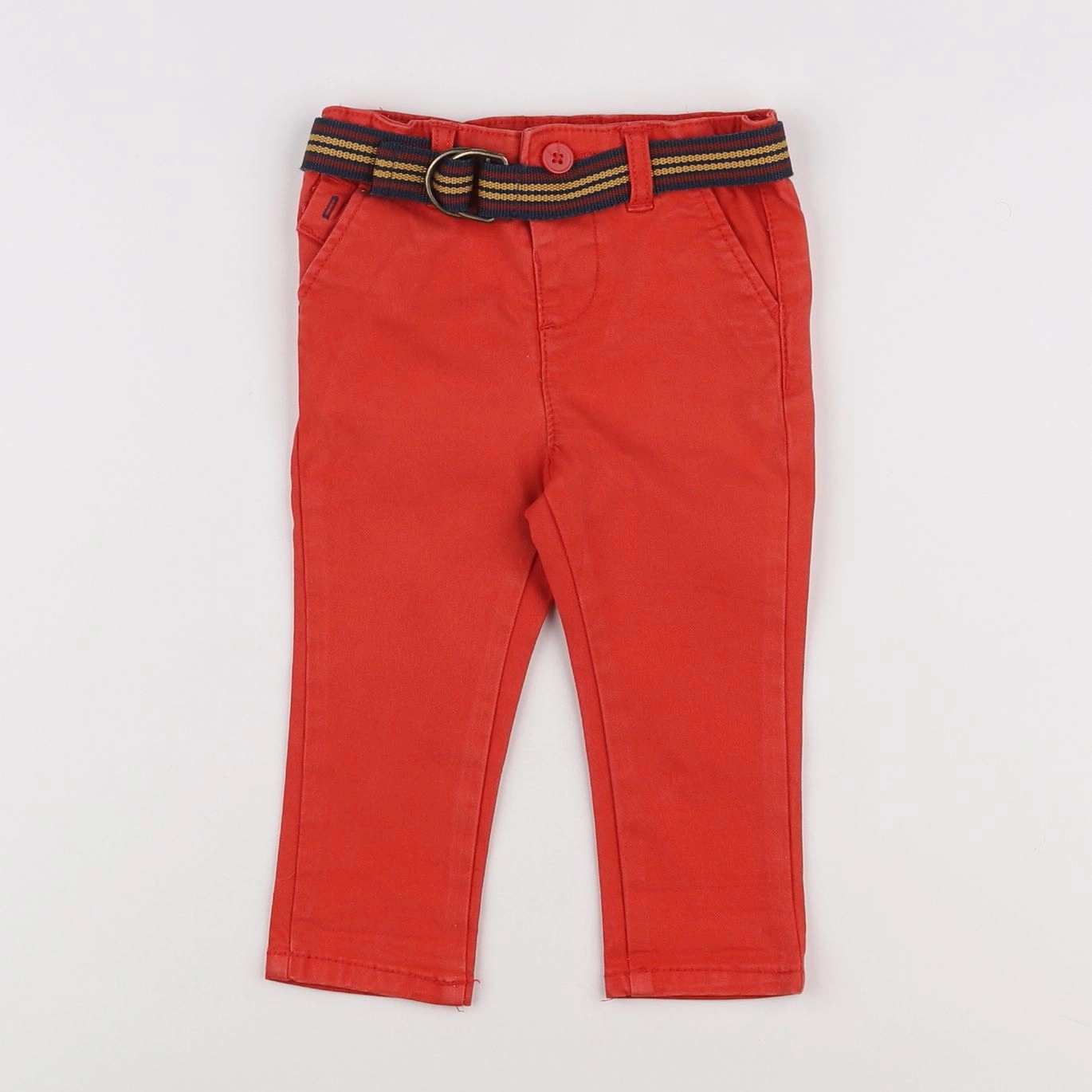 Tape à l'oeil - pantalon rouge - 12 mois