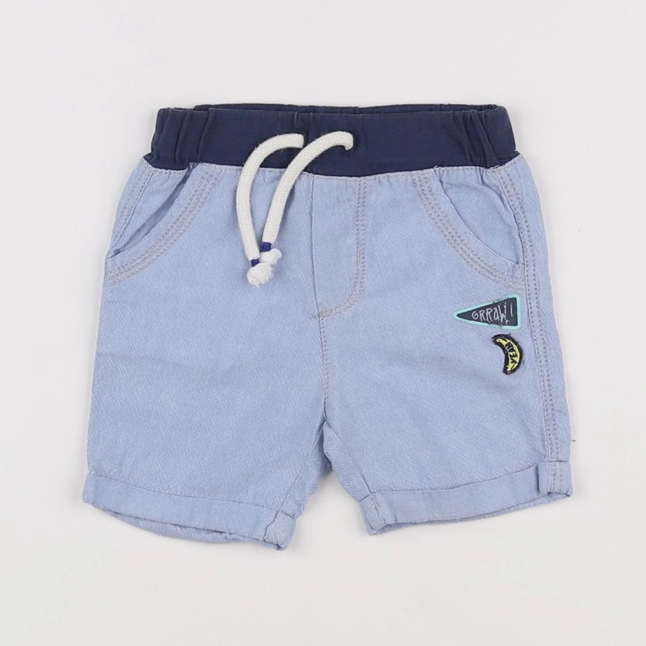 Catimini - short bleu - 3 mois