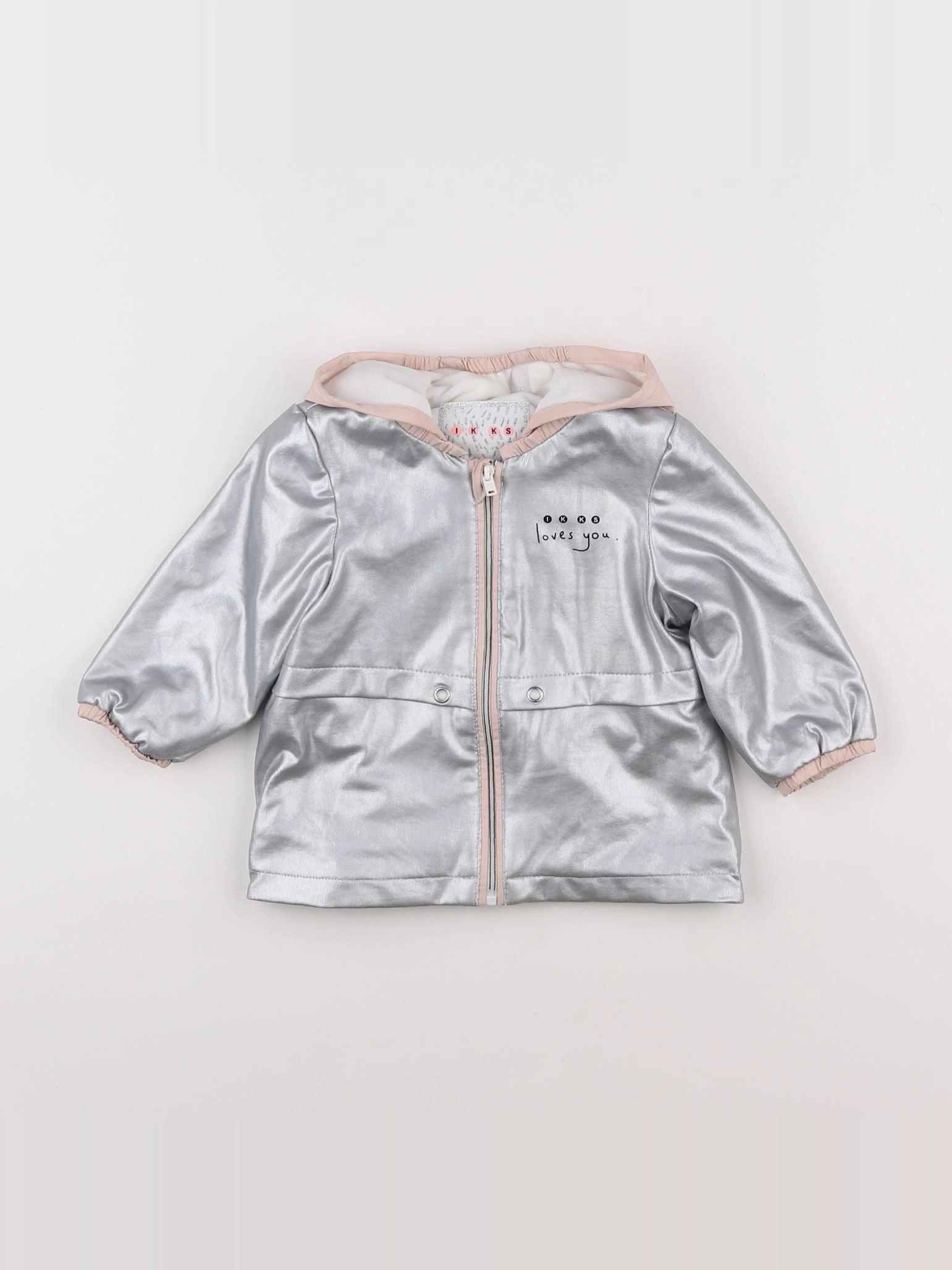 IKKS - veste argent, gris - 12 mois