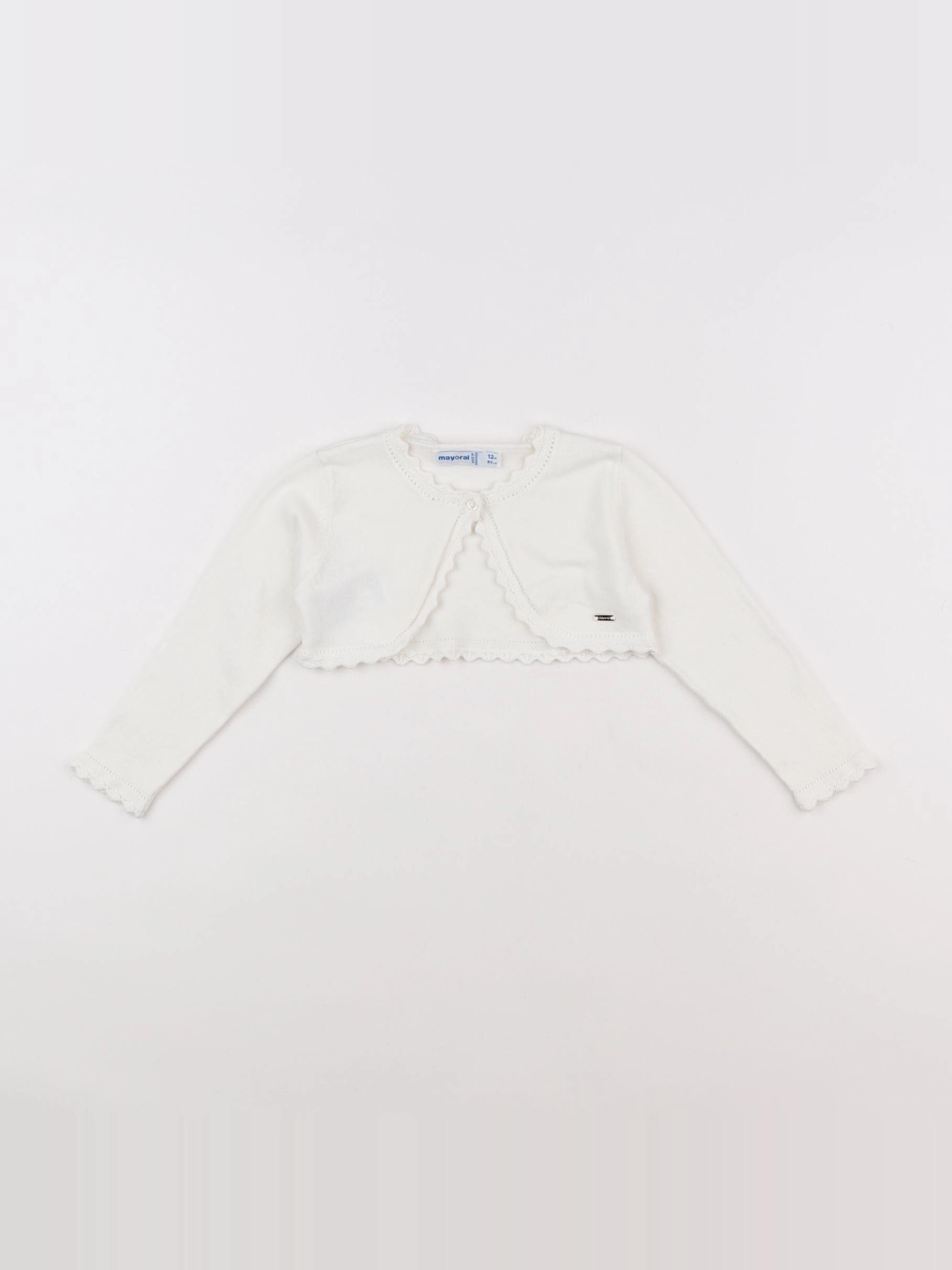 Mayoral - gilet beige - 12 mois