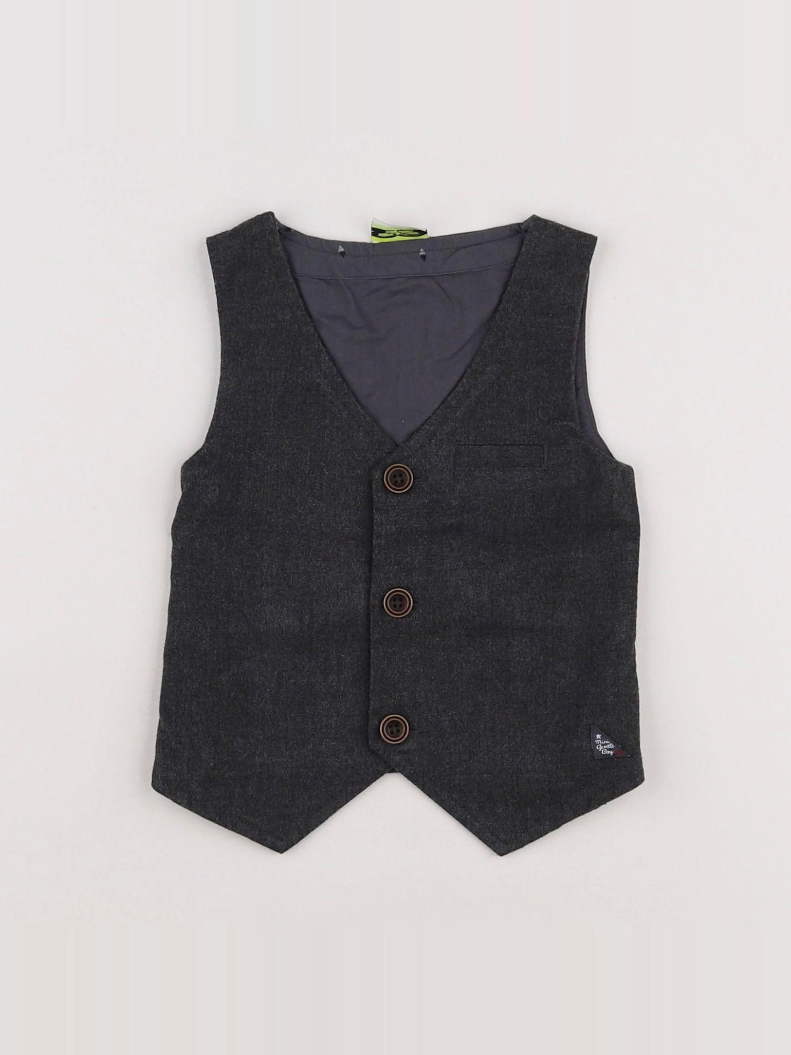 Tape à l'oeil - gilet gris - 9 mois