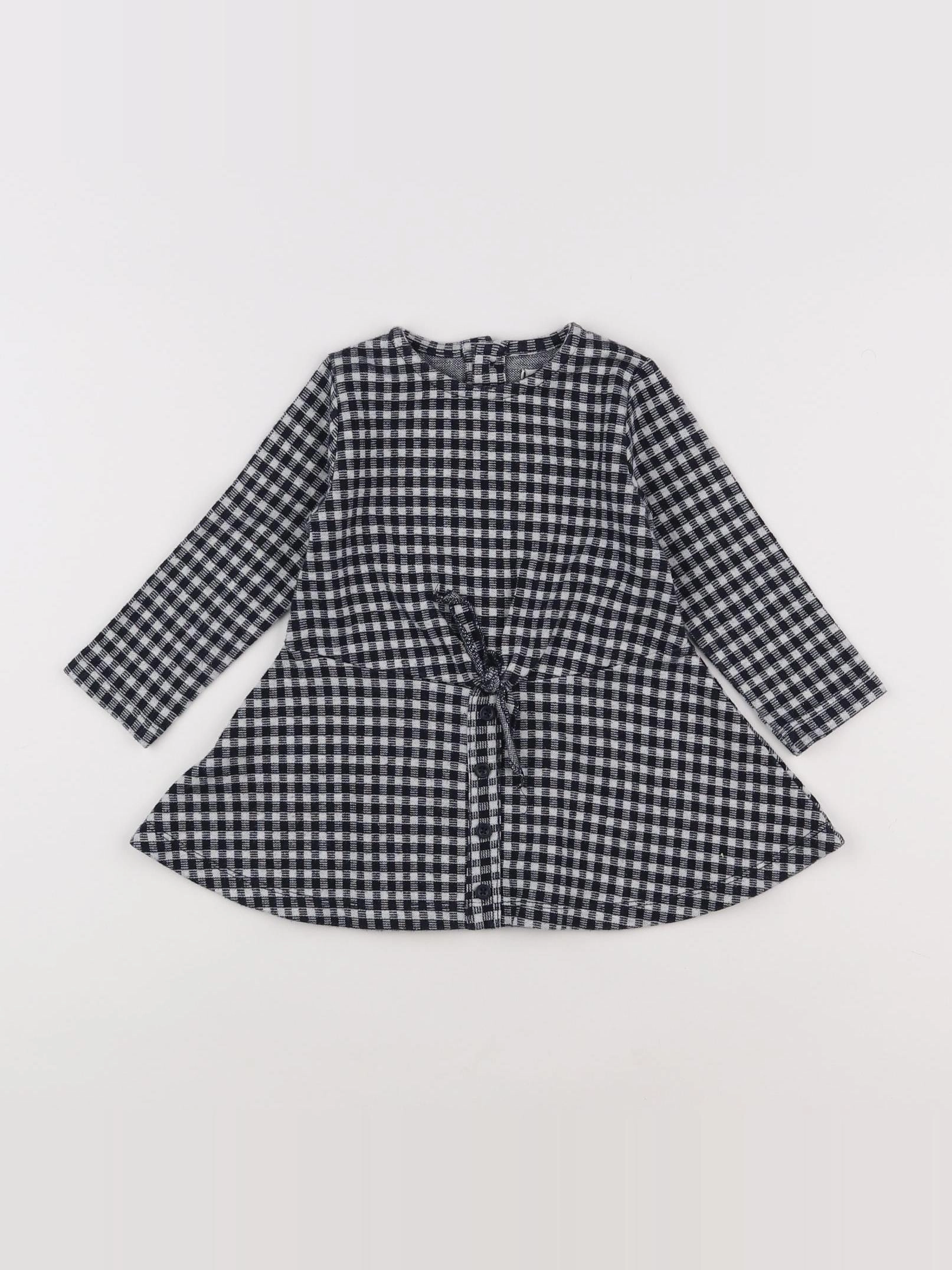 Mango - robe bleu - 9/12 mois