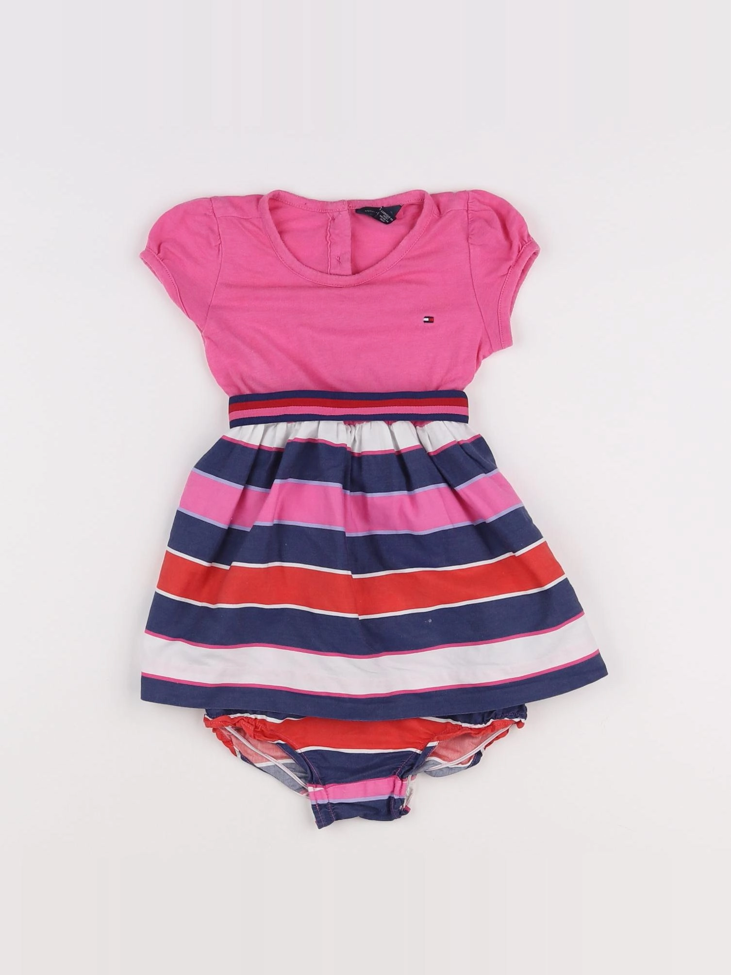 Tommy Hilfiger - robe multicolore - 18 mois
