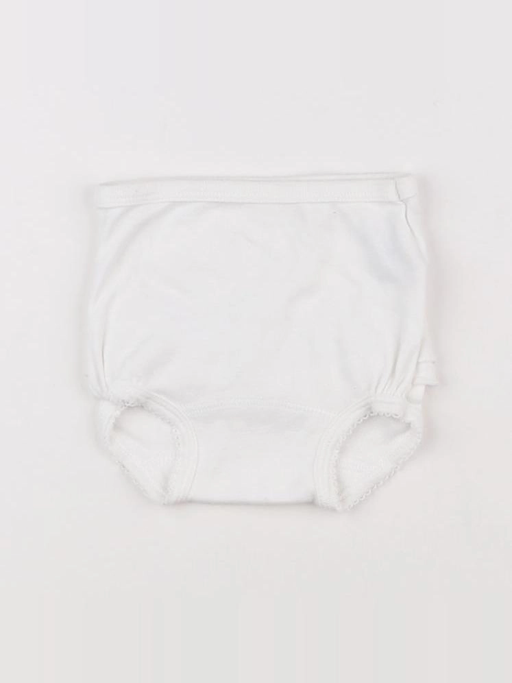 Petit Bateau - bloomer blanc - 3 mois