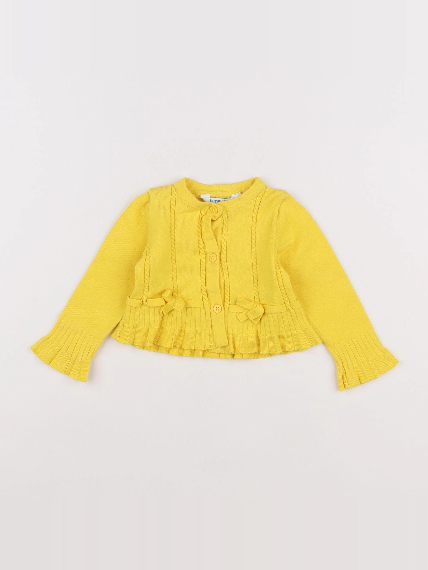 Mayoral - gilet jaune - 9 mois