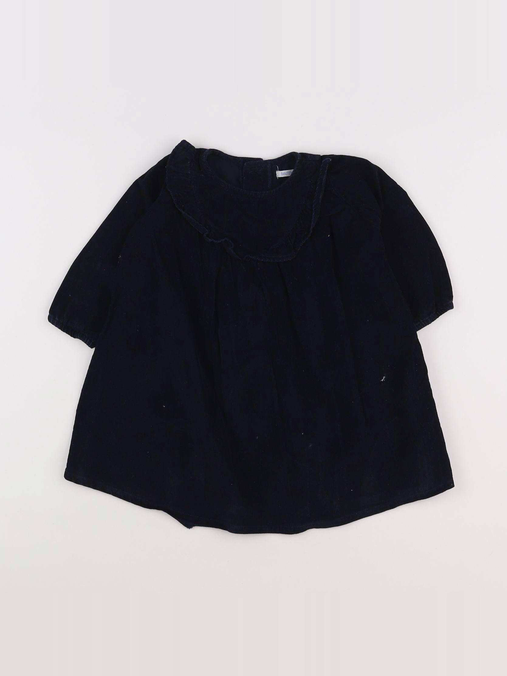 Boutchou - robe bleu - 12 mois