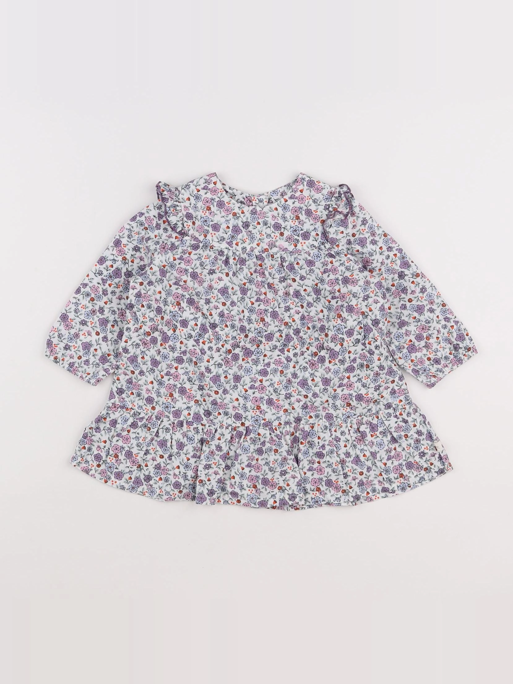 Cadet Rousselle - robe multicolore - 12 mois