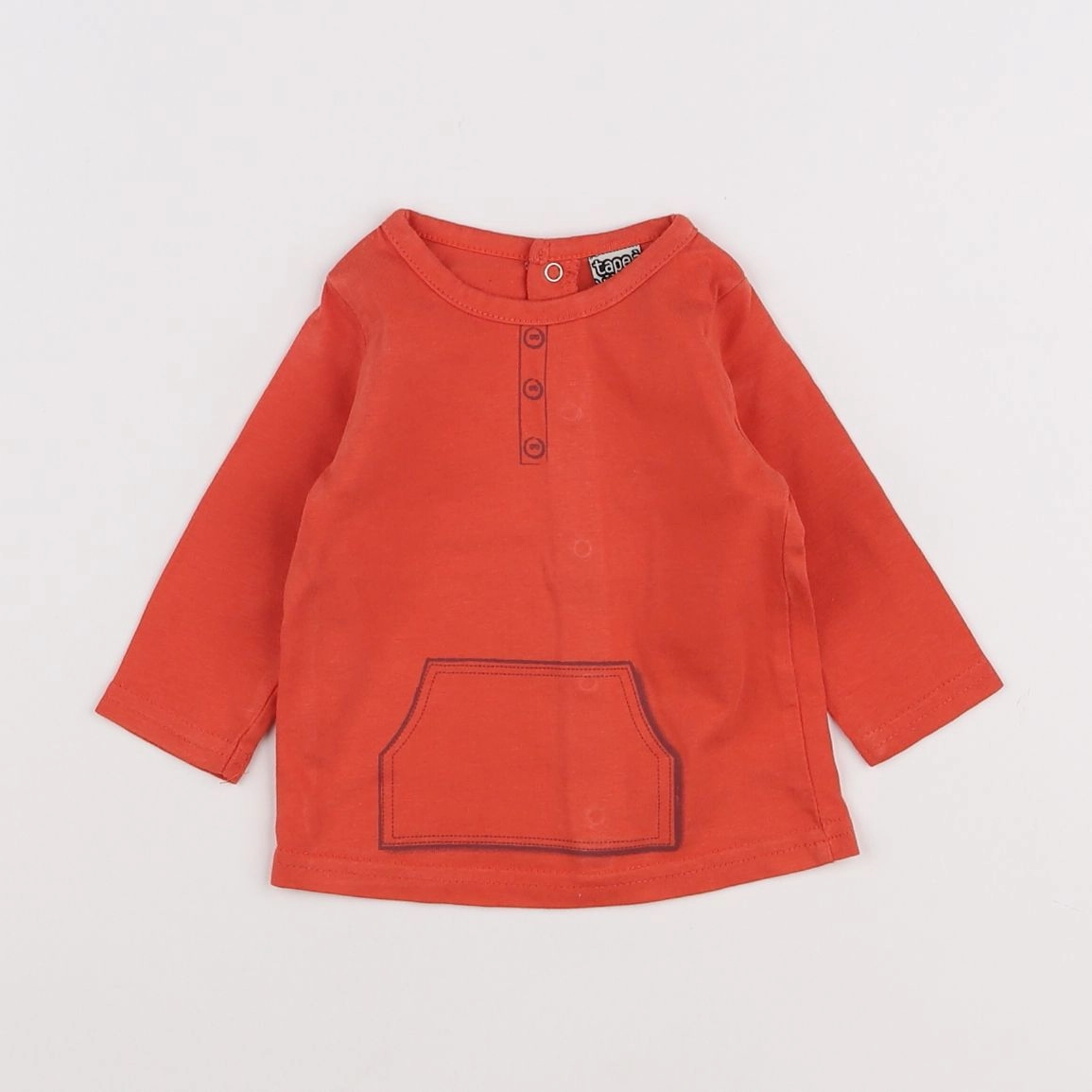 Tape à l'oeil - tee-shirt orange - 3 mois