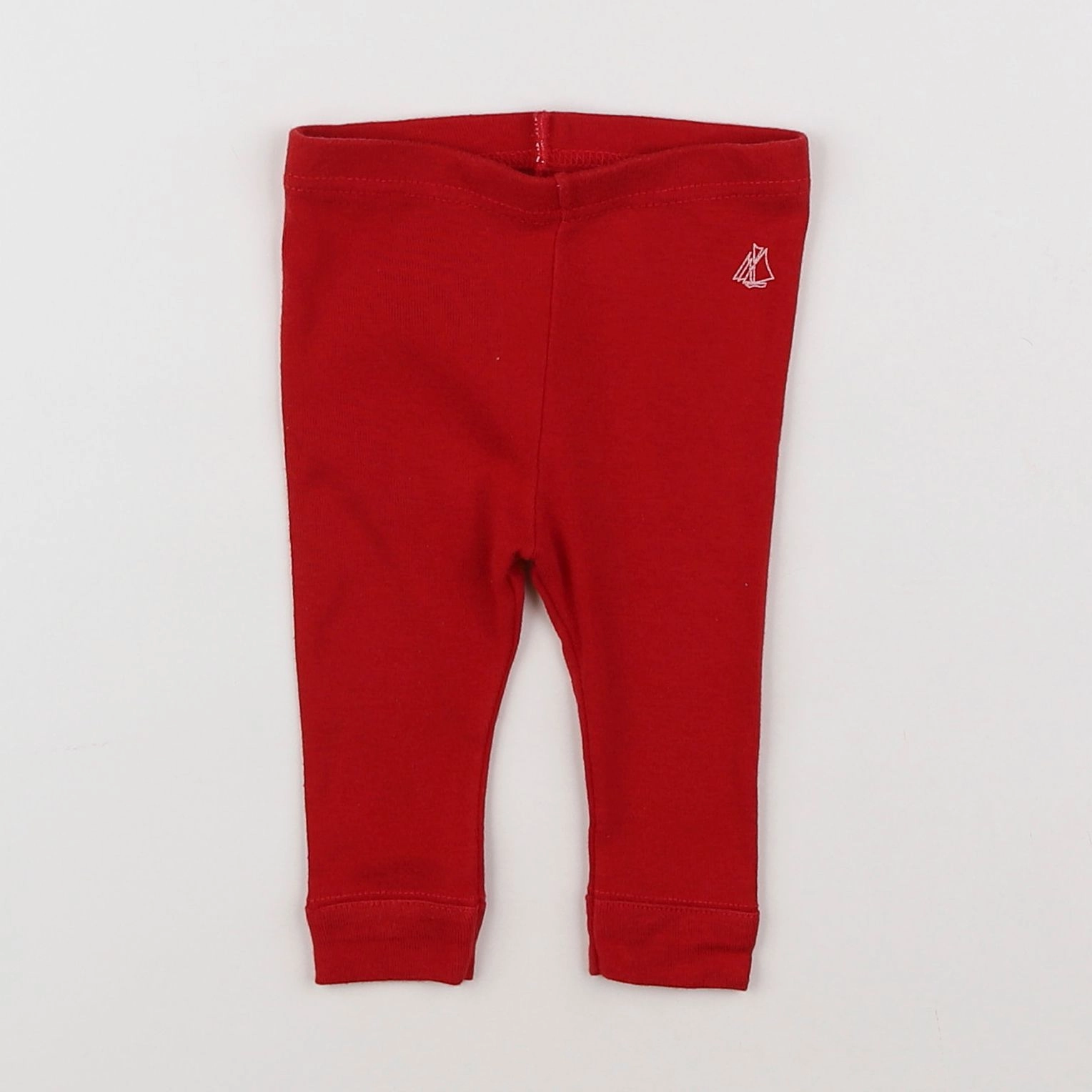 Petit Bateau - legging rouge - 3 mois