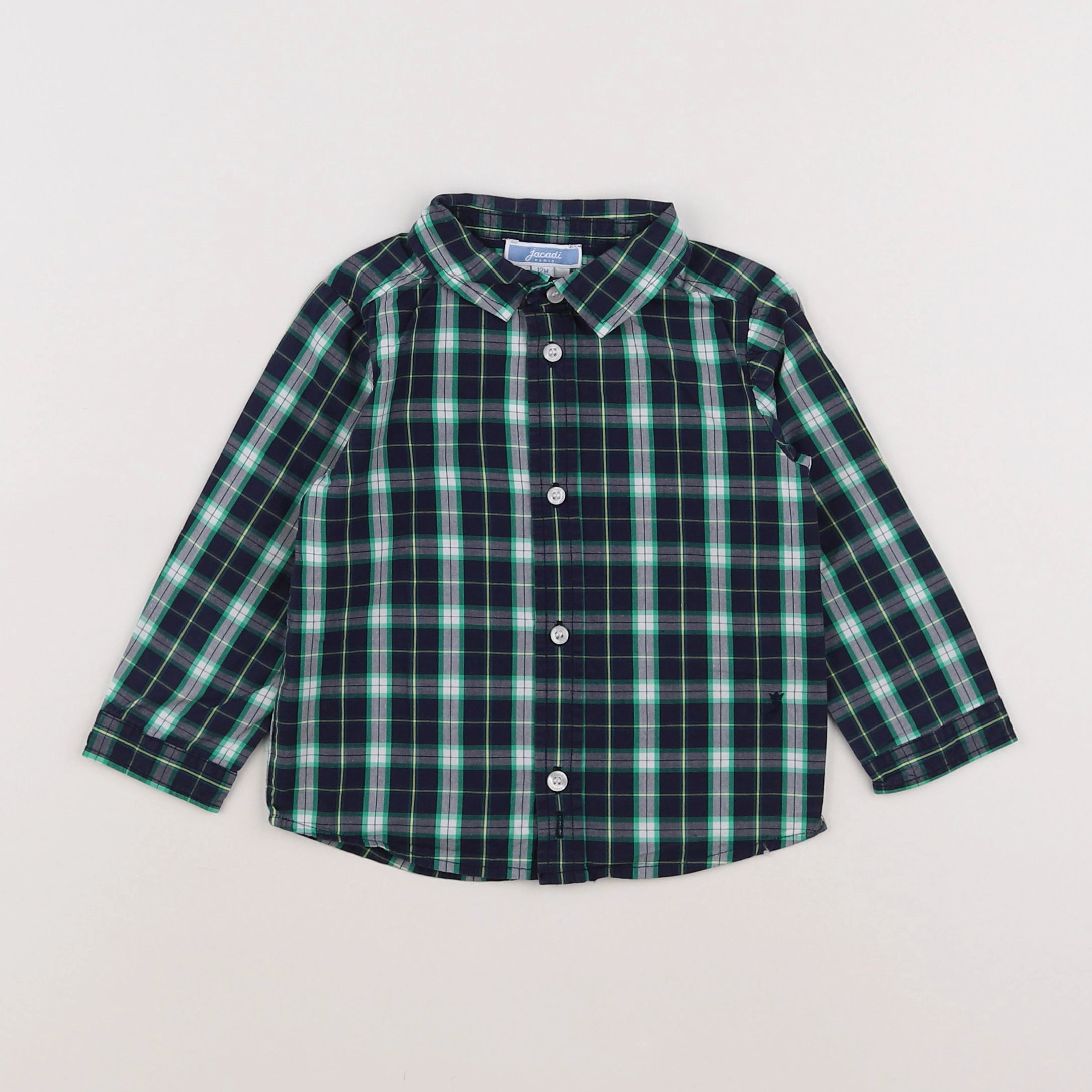 Jacadi - chemise vert - 12 mois