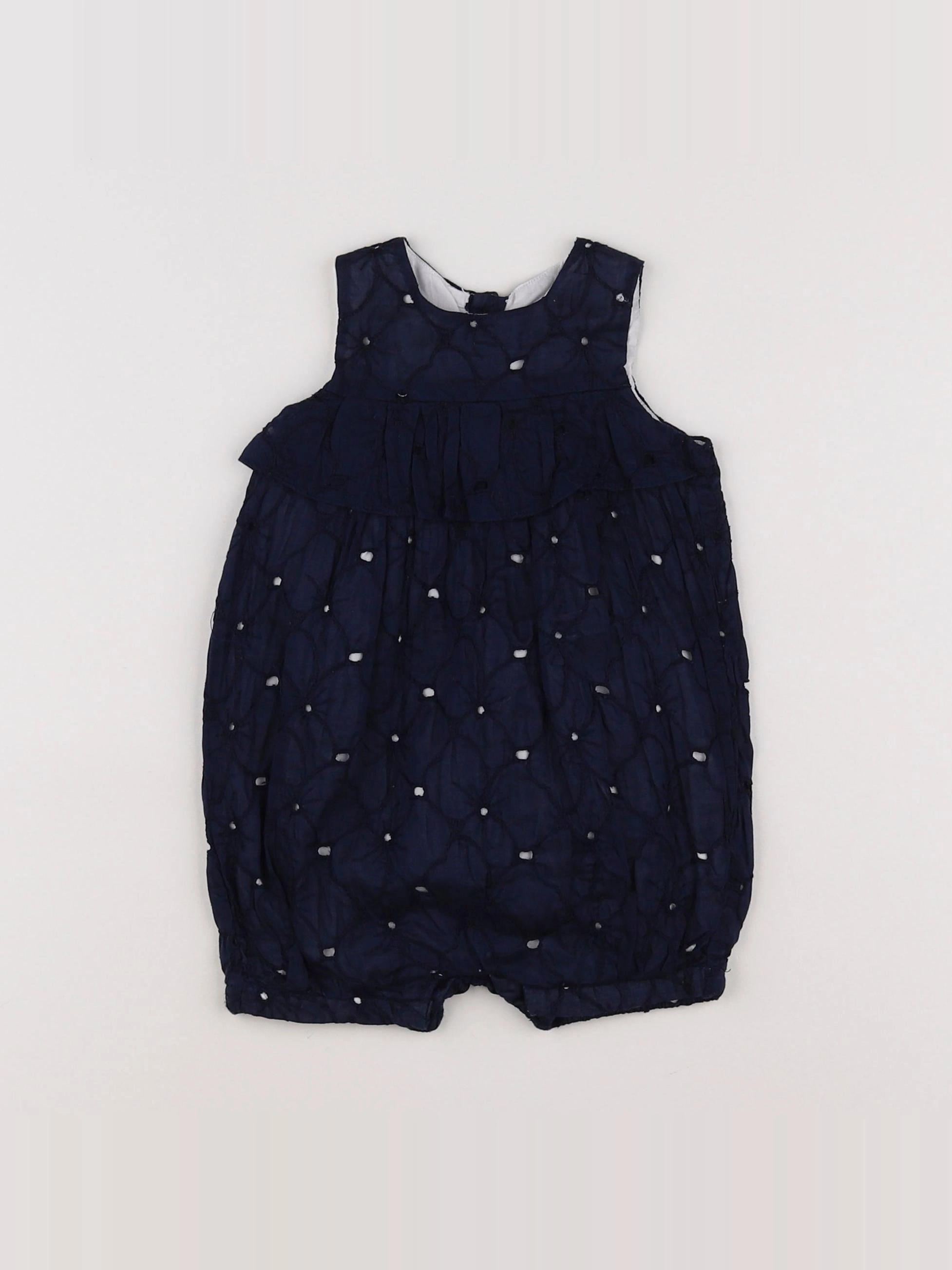 Jacadi - combinaison bleu - 6 mois