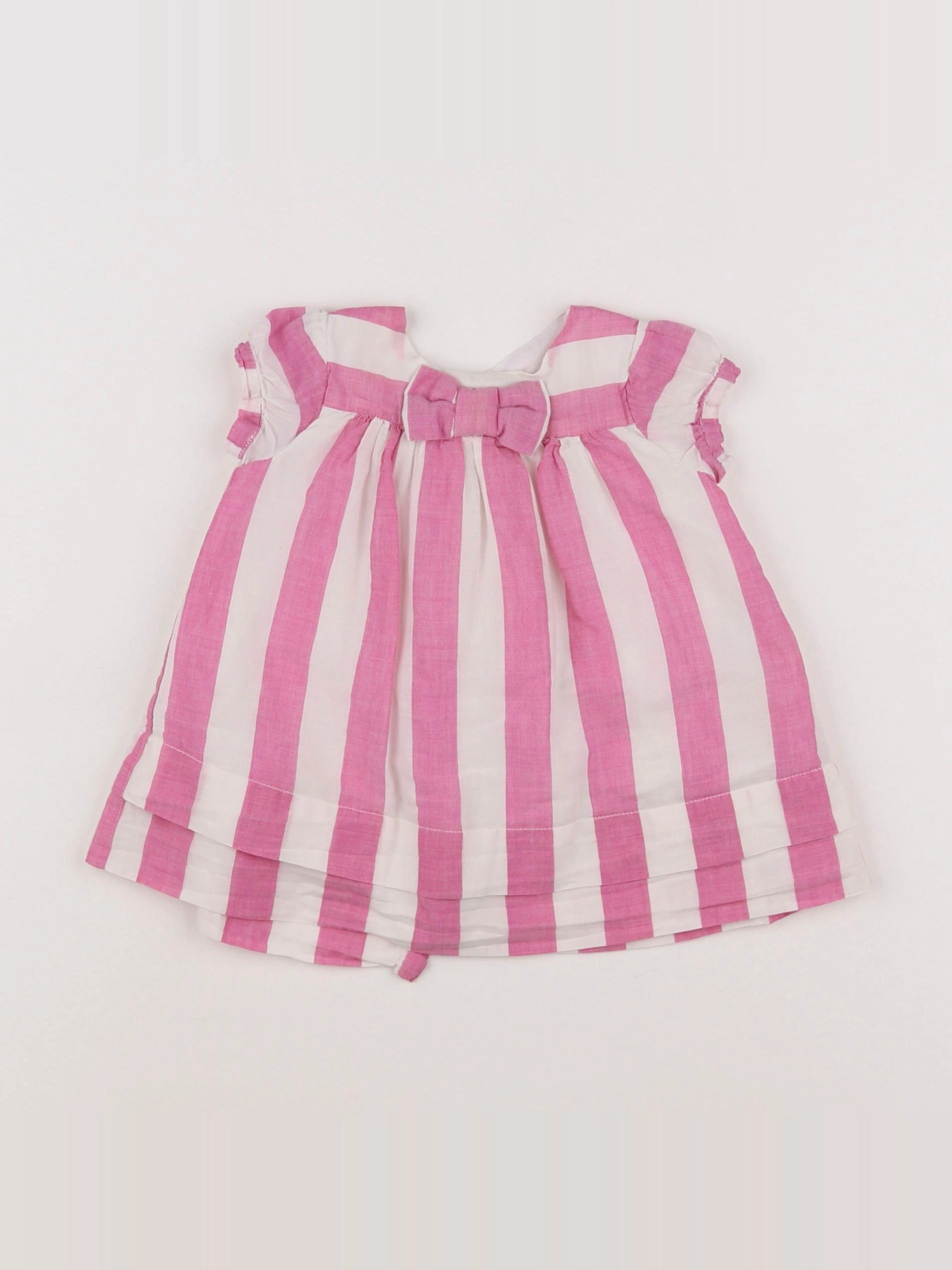 Jacadi - robe rose - 3 mois
