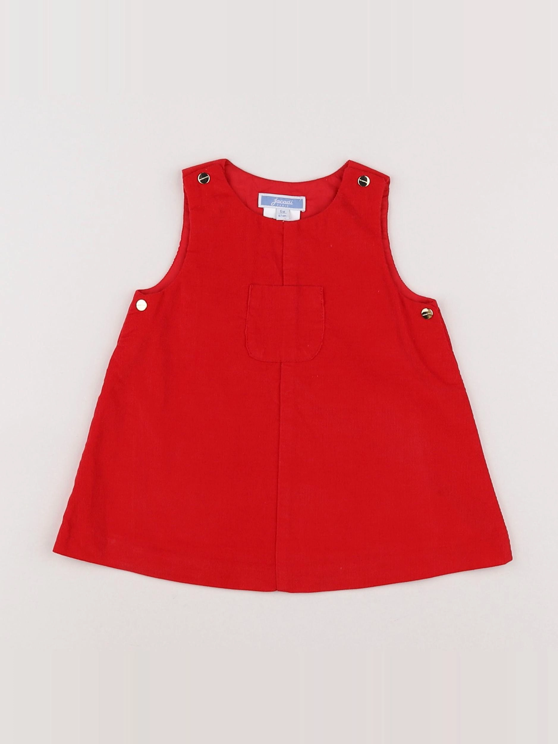 Jacadi - robe rouge - 6 mois