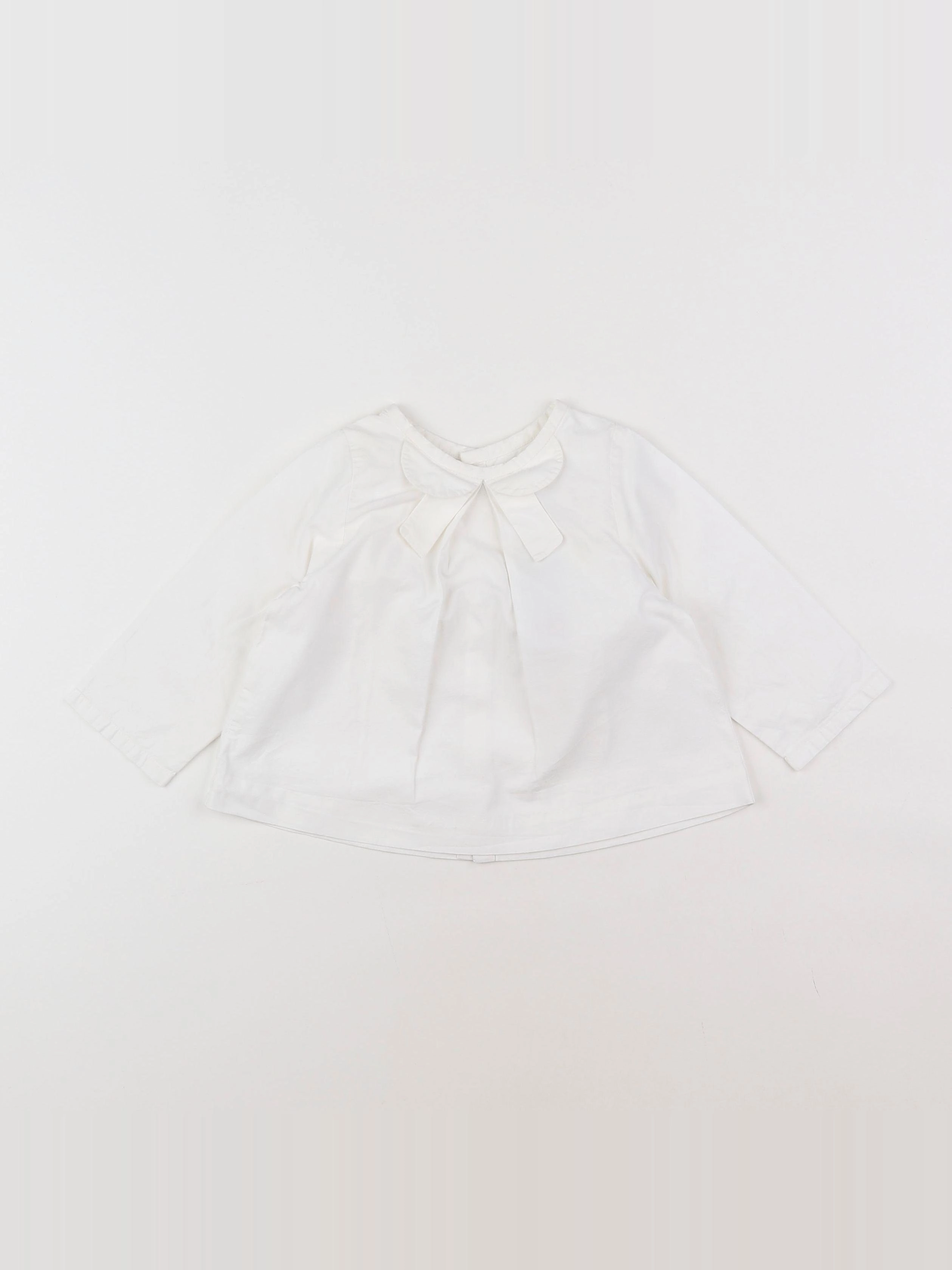 Jacadi - blouse blanc - 12 mois