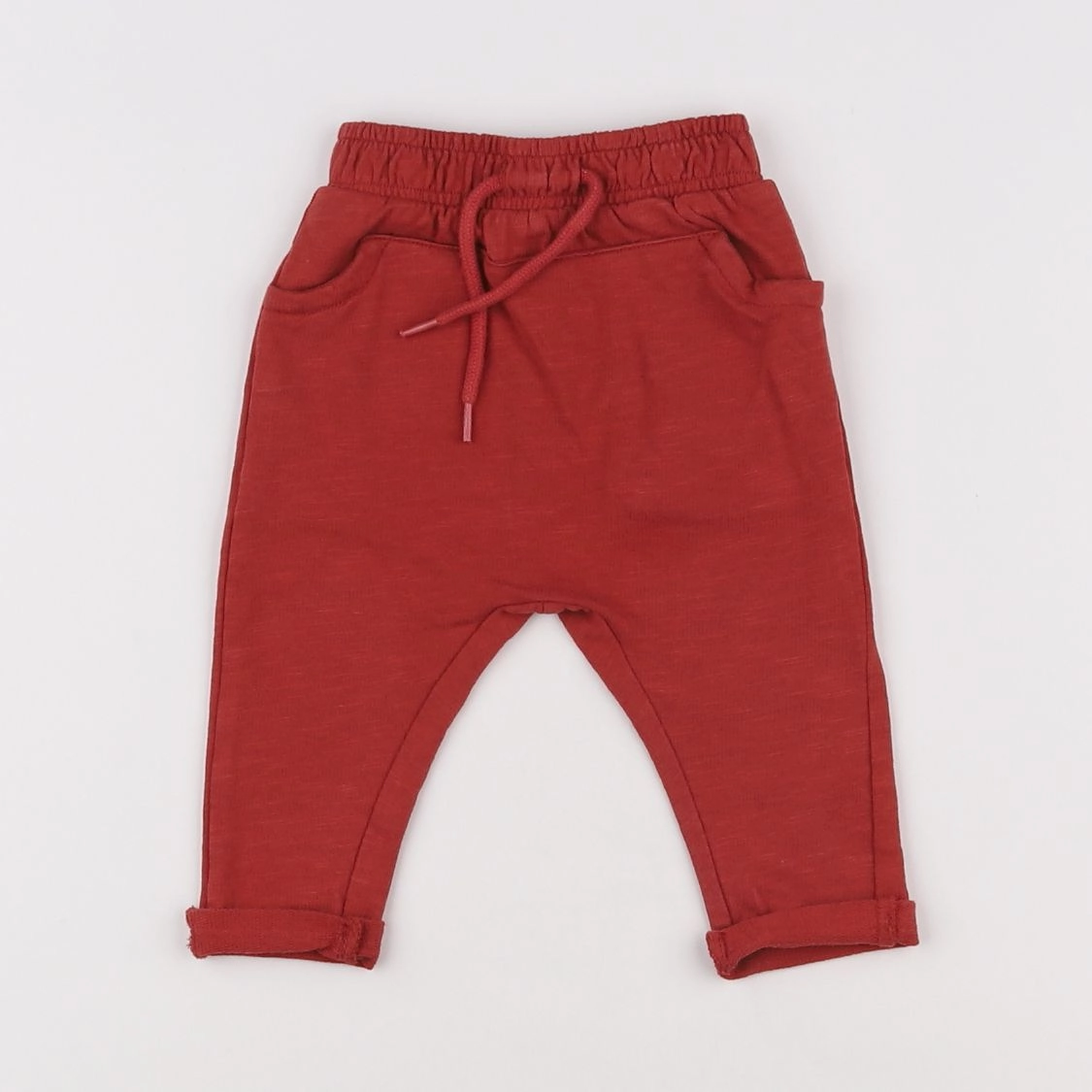 Vertbaudet - jogging rouge - 3 mois