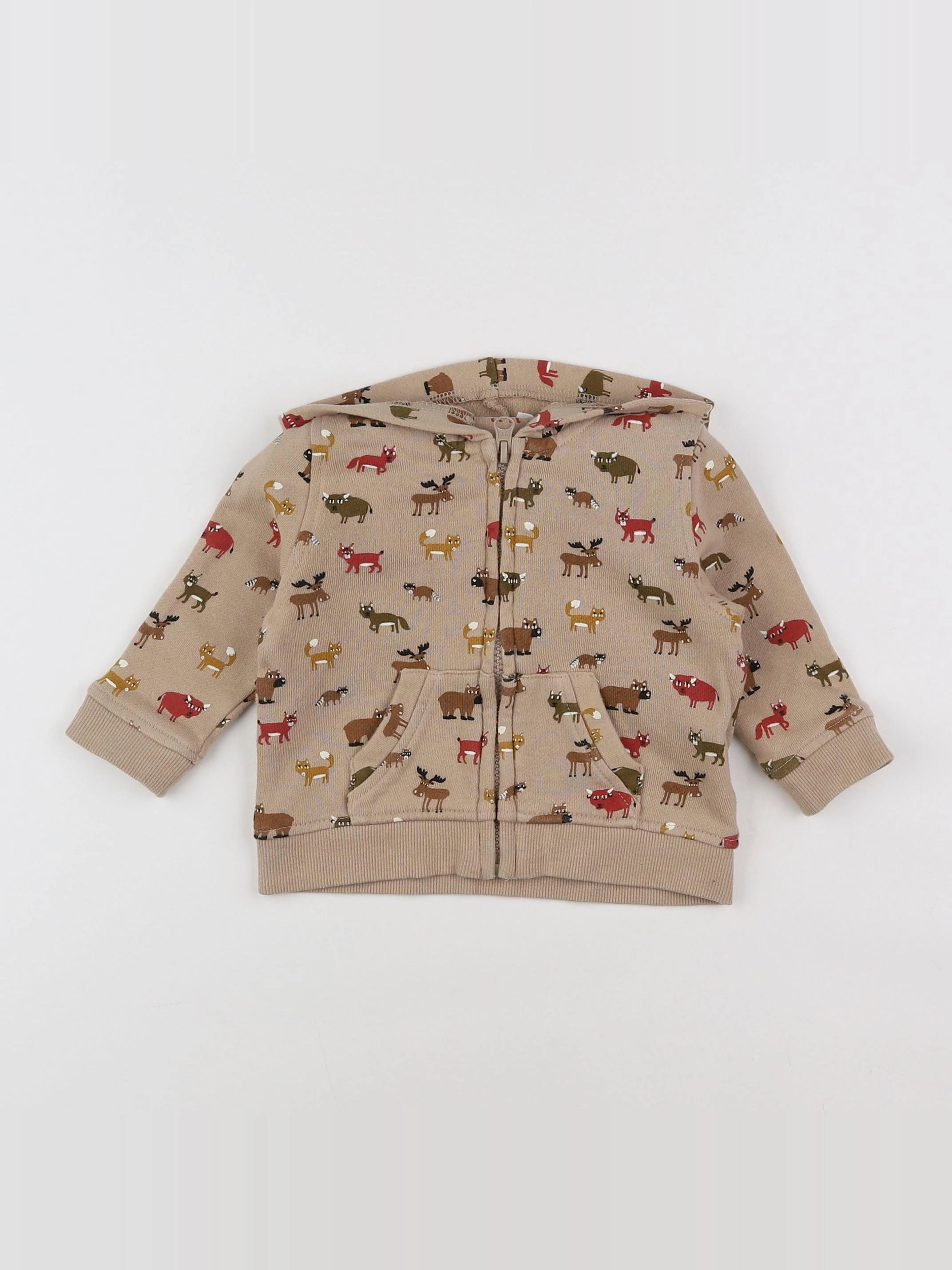 Boutchou - sweat marron - 9 mois