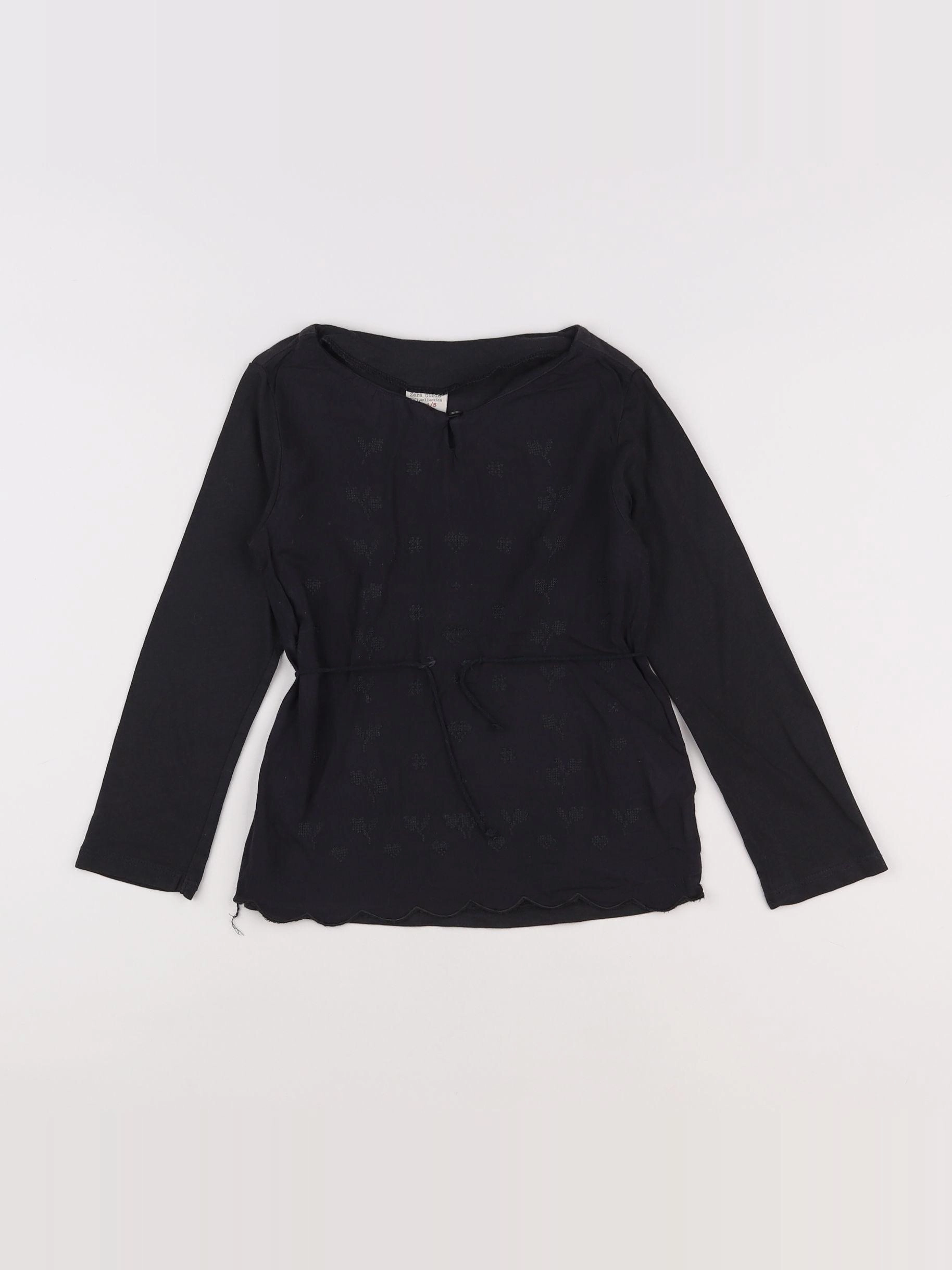 Zara - tee-shirt noir - 4/5 ans