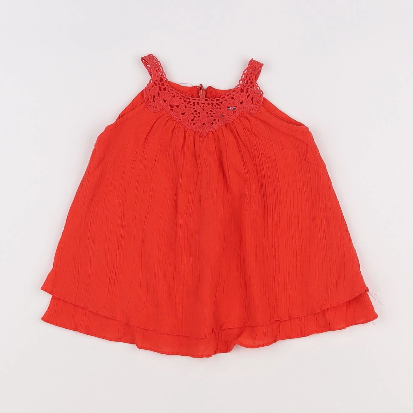 Zara - robe rouge - 6/9 mois