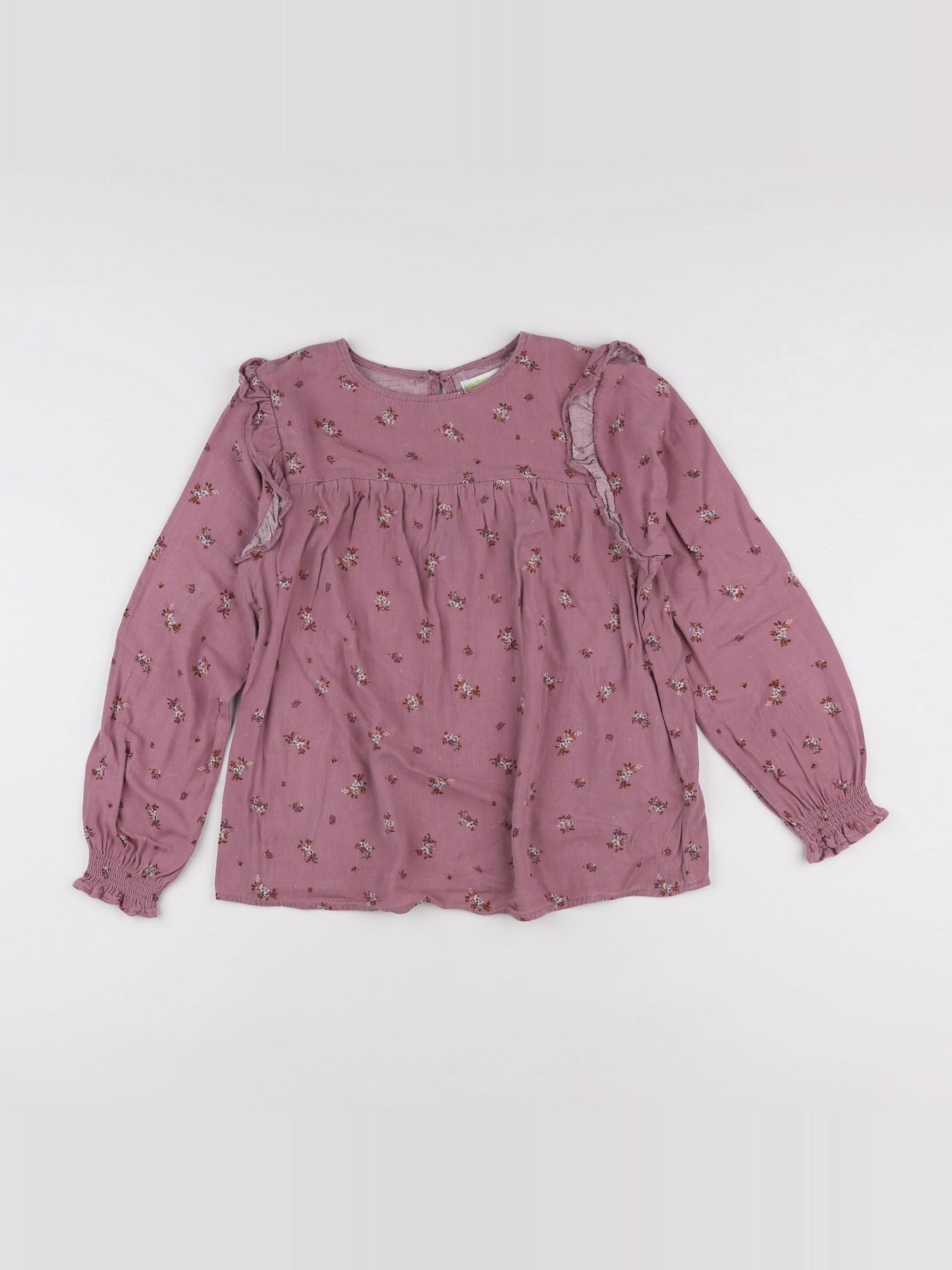 Vertbaudet - blouse violet - 10 ans