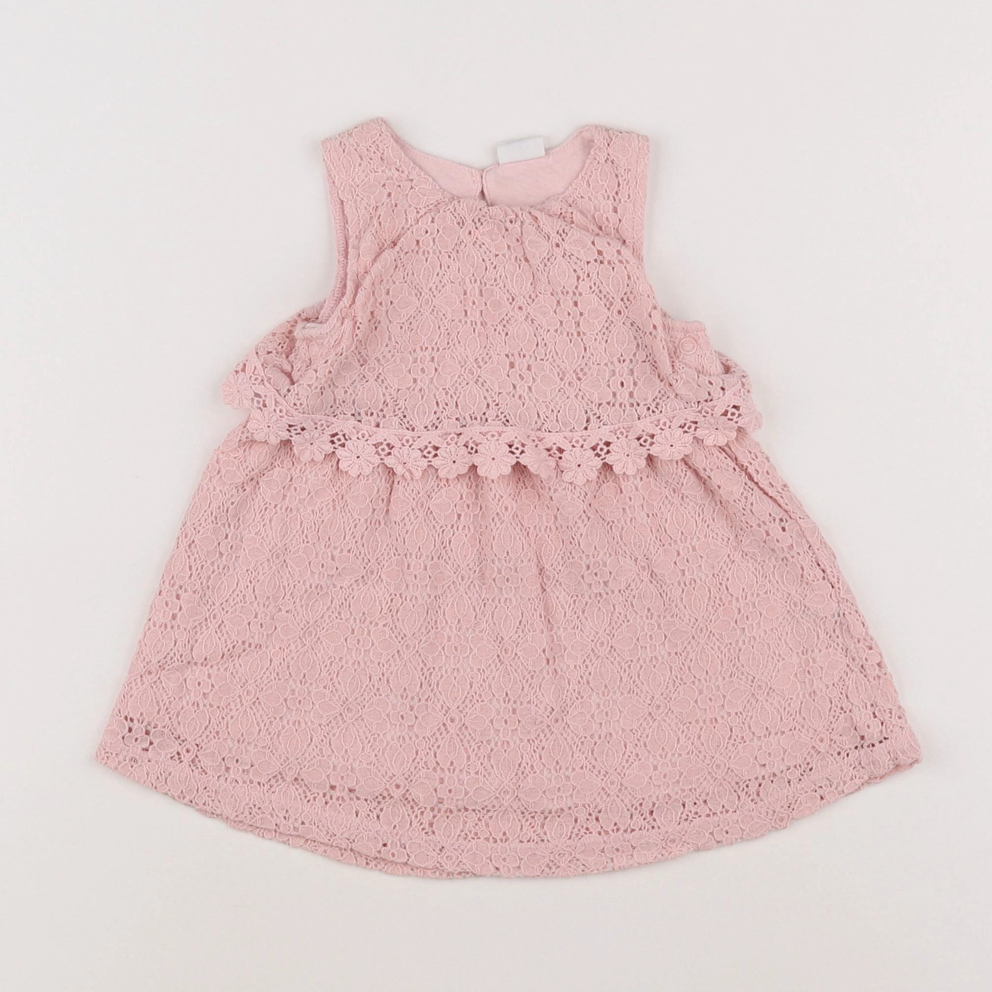 H&M - robe rose - 3/6 mois