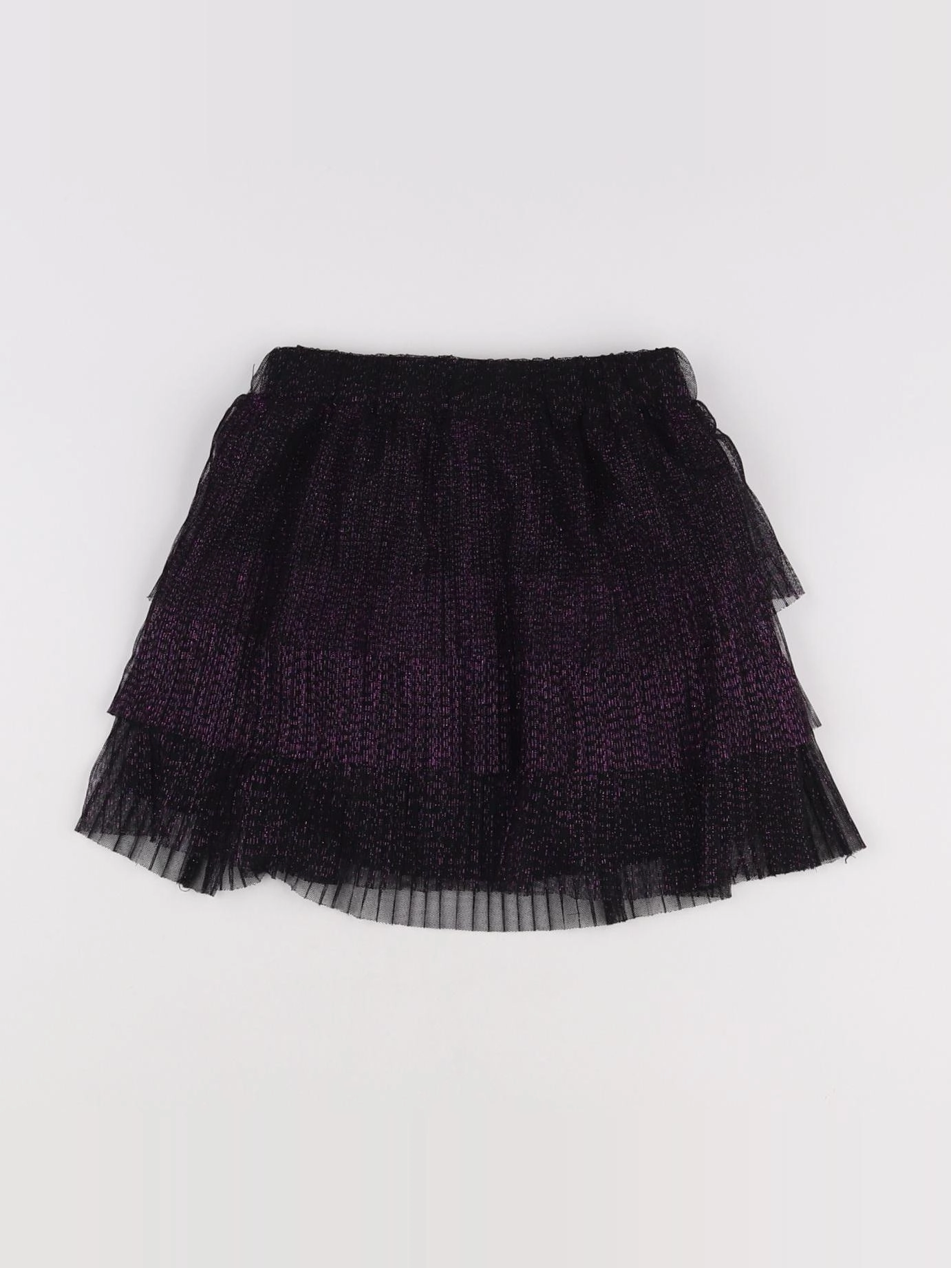 Zara - jupe noir, rose - 6/7 ans