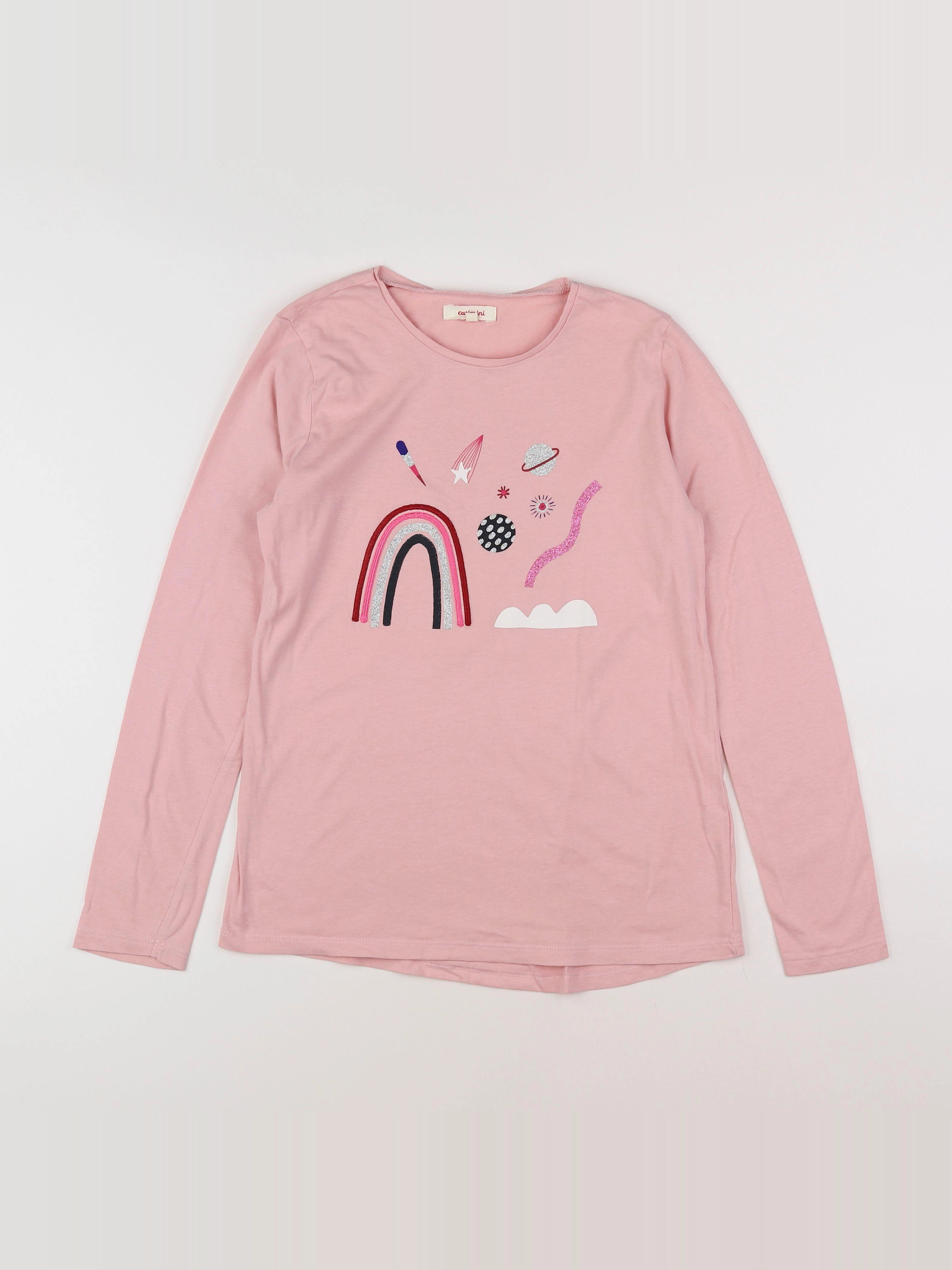 Catimini - tee-shirt rose - 12 mois