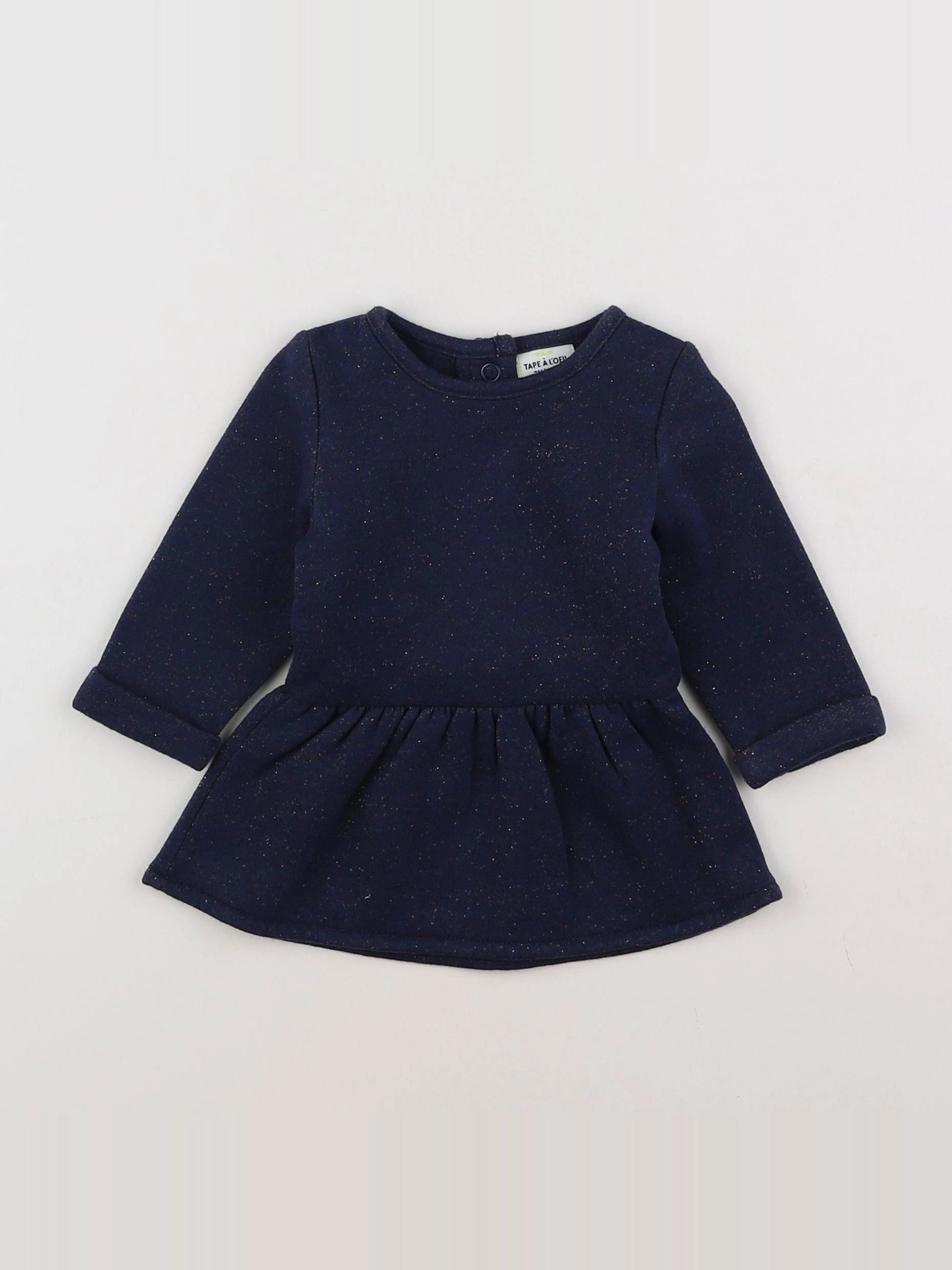 Tape à l'oeil - robe bleu - 3 mois