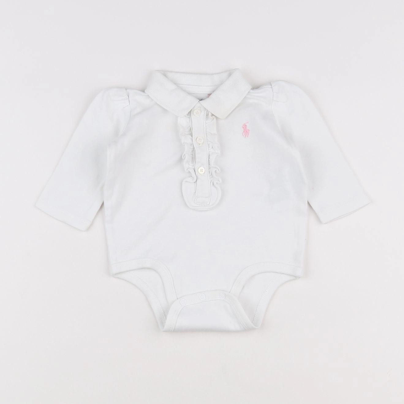 Ralph Lauren - body tee-shirt blanc - 3 mois