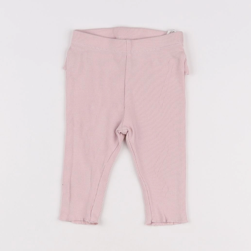 H&M - legging rose - 3 mois