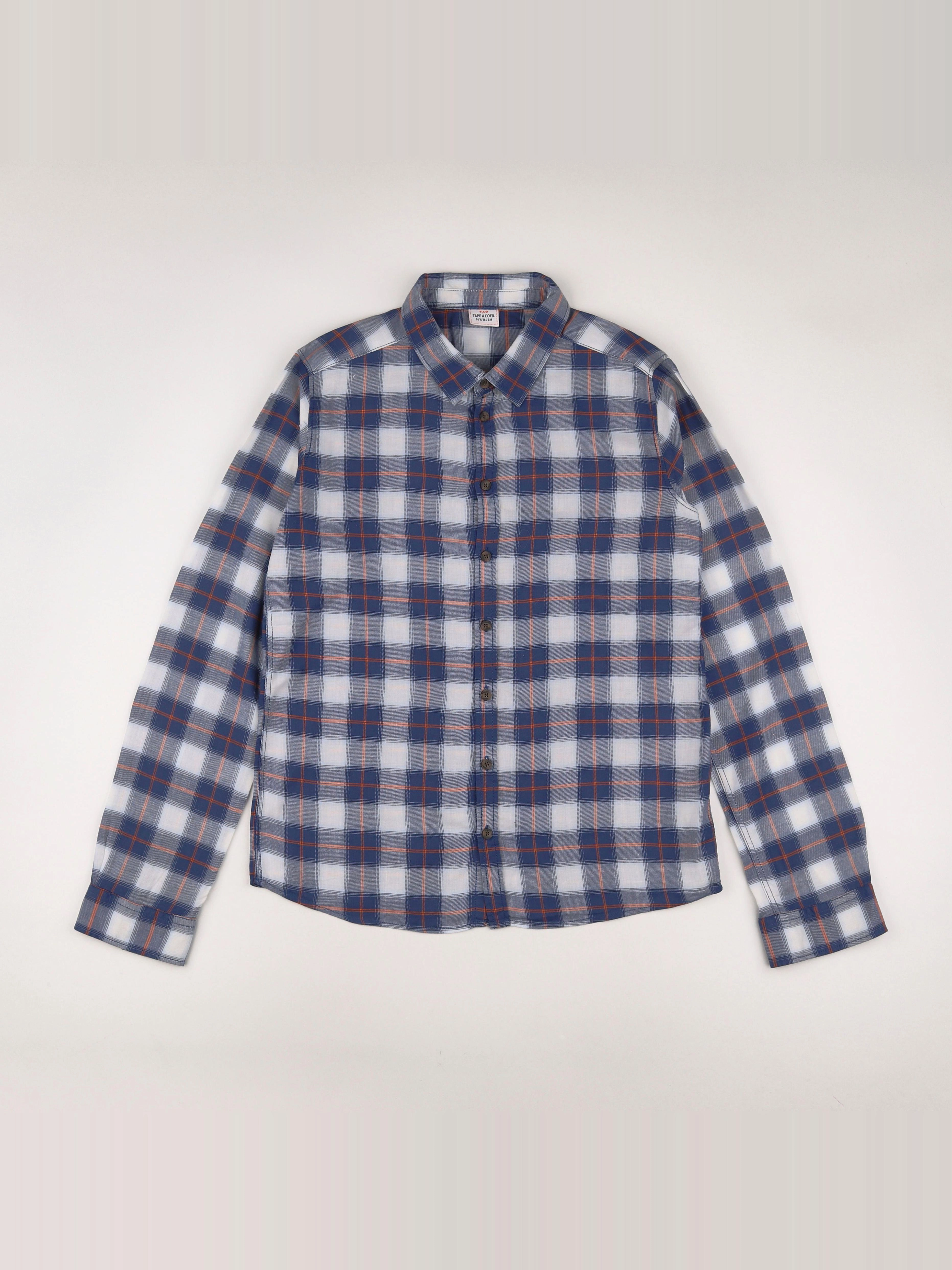 Tape à l'oeil - chemise bleu - 14 ans