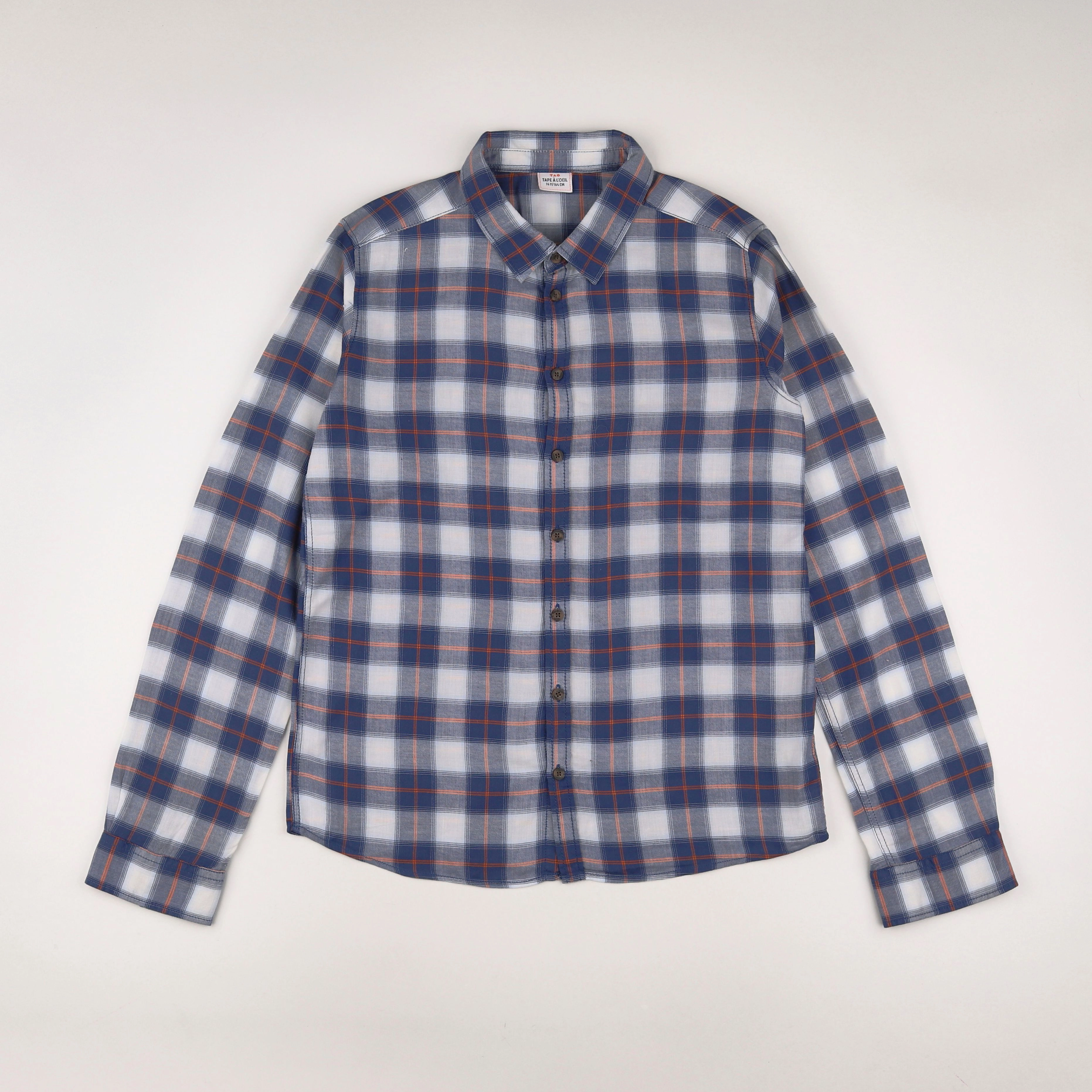 Tape à l'oeil - chemise bleu - 14 ans